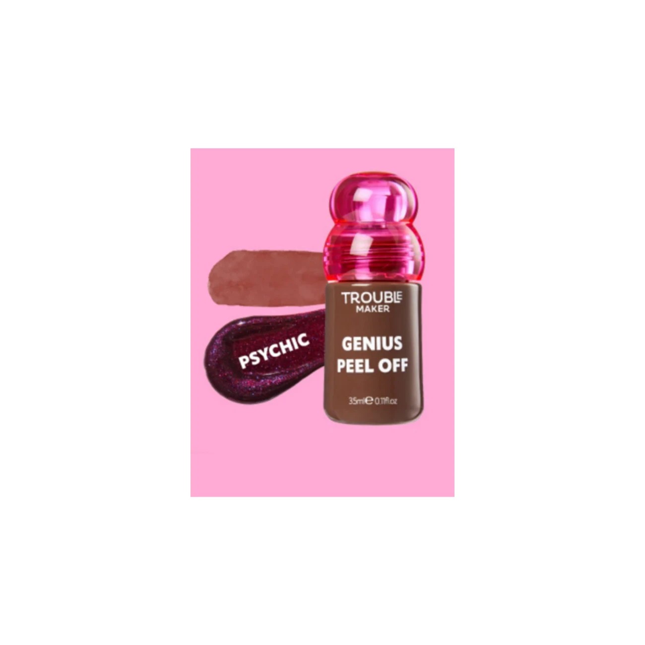 2 Trouble Maker Genius Peel-Off Lip Stain - Psychic Deep Nude, 2 of 2