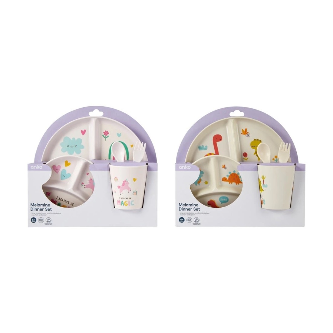 7 Melamine Dinner Set - Assorted, 7 of 7