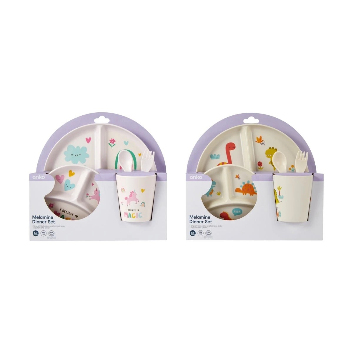 7 Melamine Dinner Set - Assorted, 7 of 7
