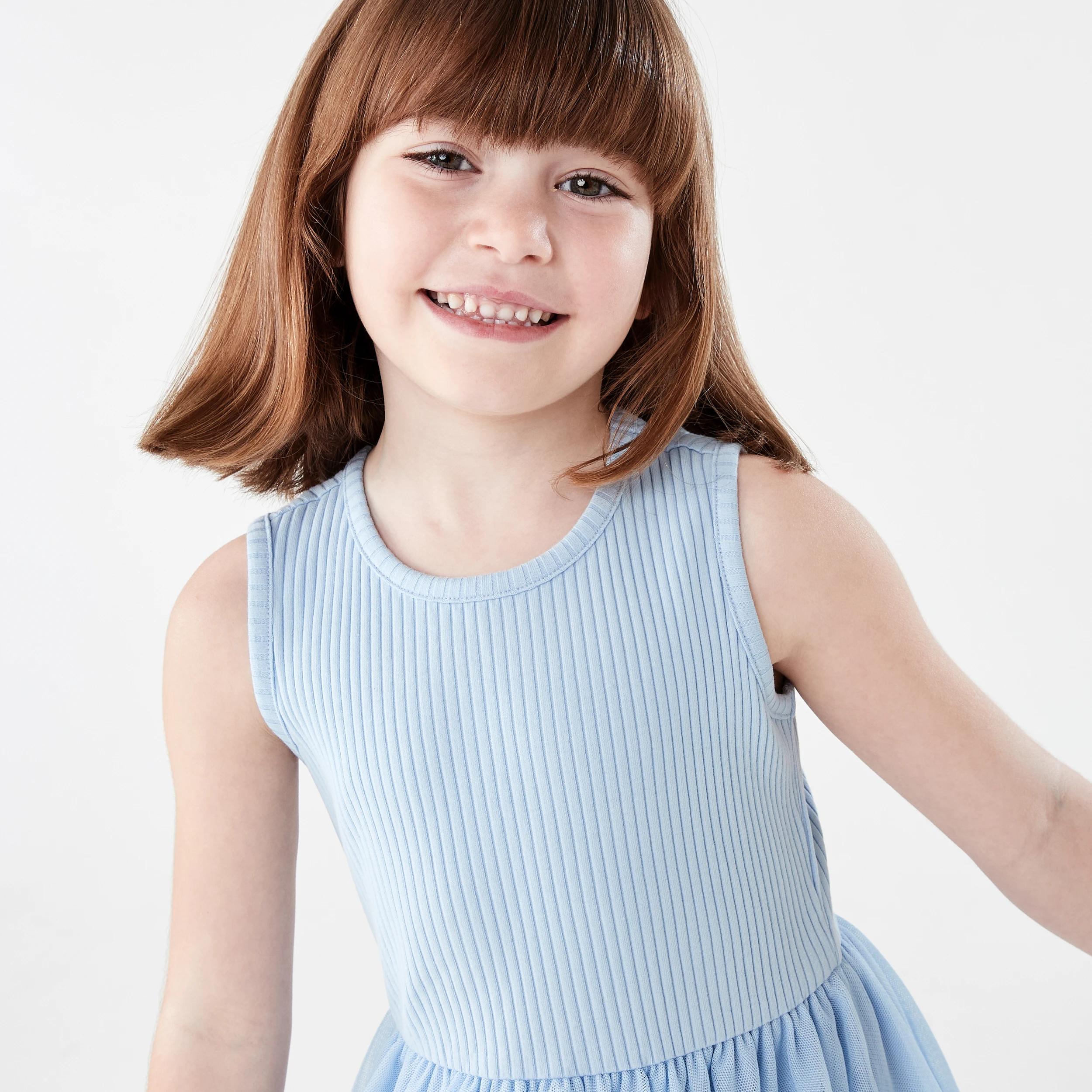 3 Sleeveless Tulle Dress ICE MIST, 3 of 7