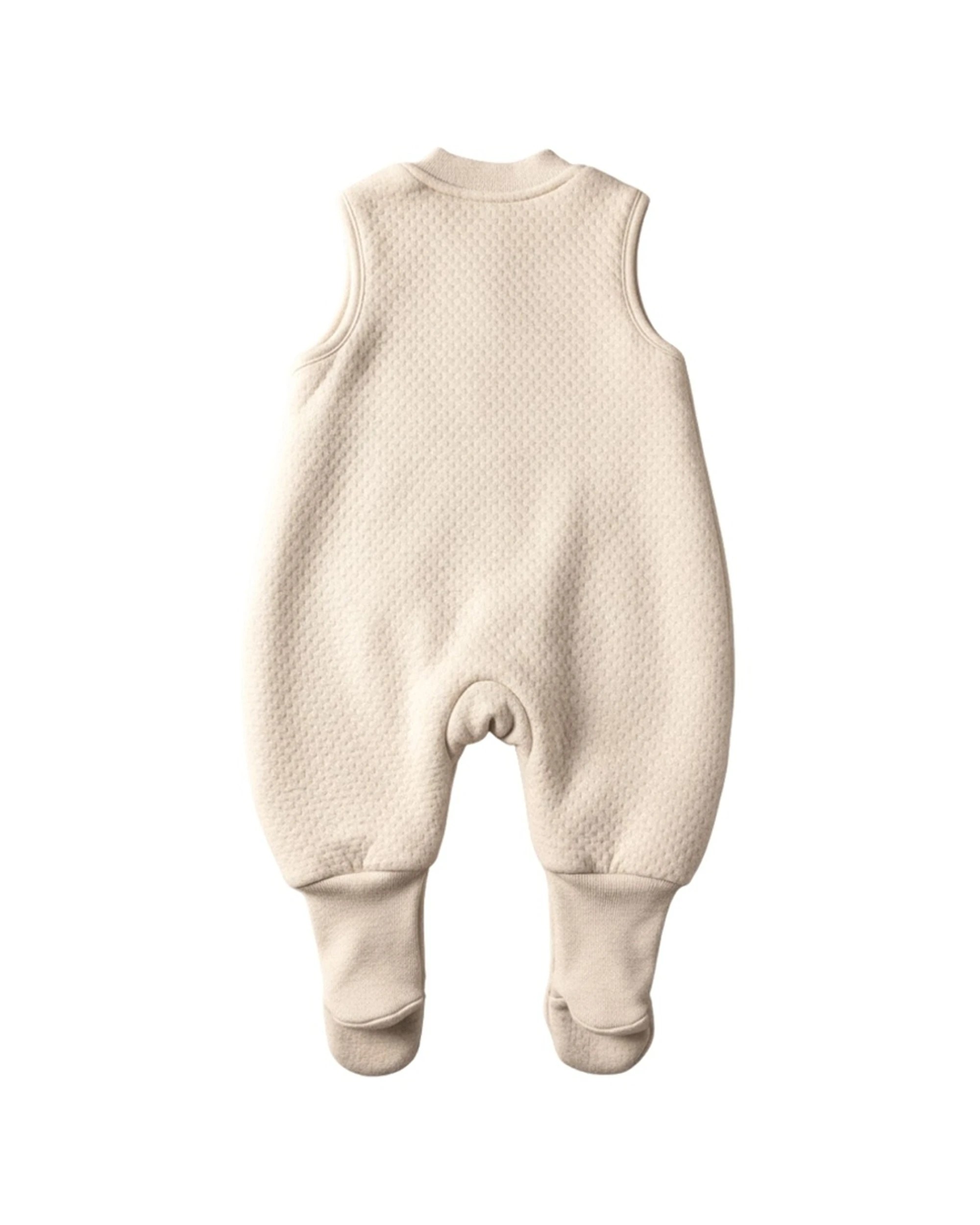 2 Babystudio Sleeveless Sleepping Bag With Legs Cotton 2.5 Tog Medium Oatmeal - Multi, 2 of 9