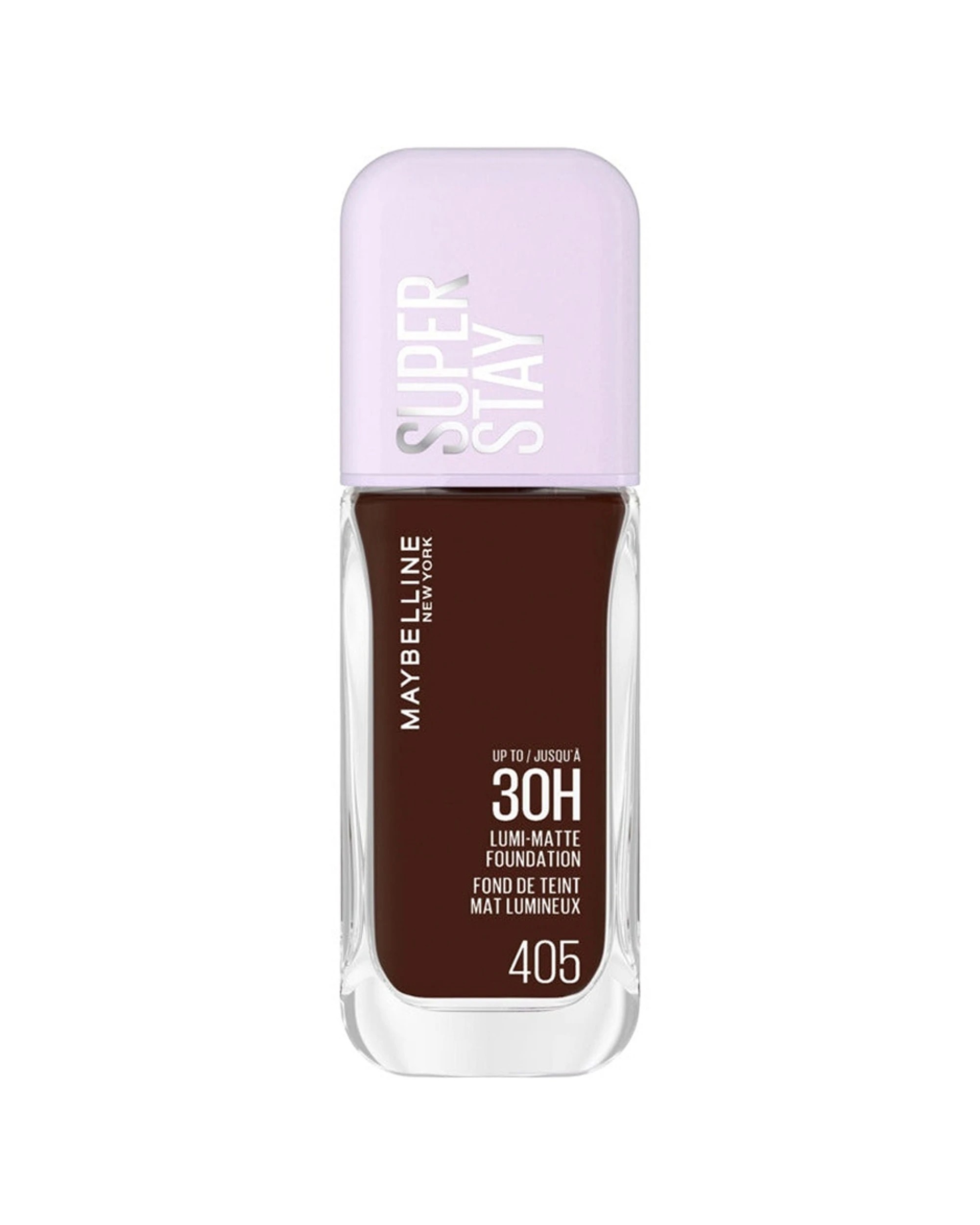 1 Maybelline Superstay Lumi Long Wearing 30hr Matte Foundation 405 - Brown, 1 of 2