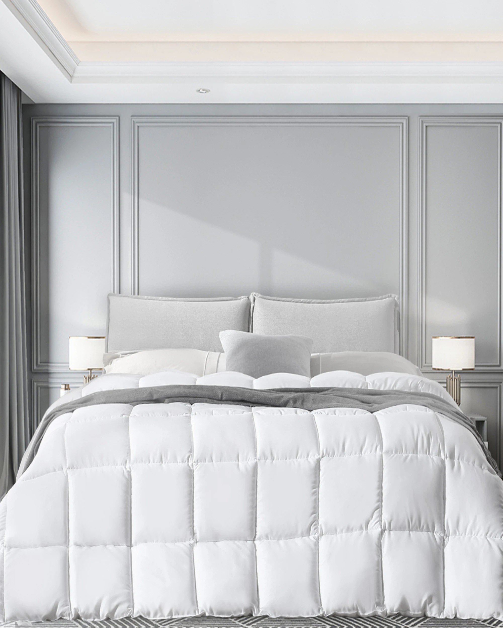 7 Dreamz 200 Gsm Summer Bamboo Quilt  - Queen Bed, 7 of 7