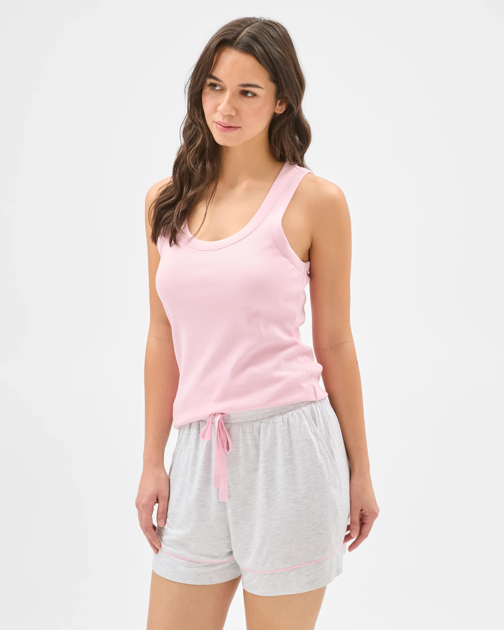 5 Target Woman Soft Comfort Bamboo Pyjama Shorts GREY FAIRYTALE, 5 of 6
