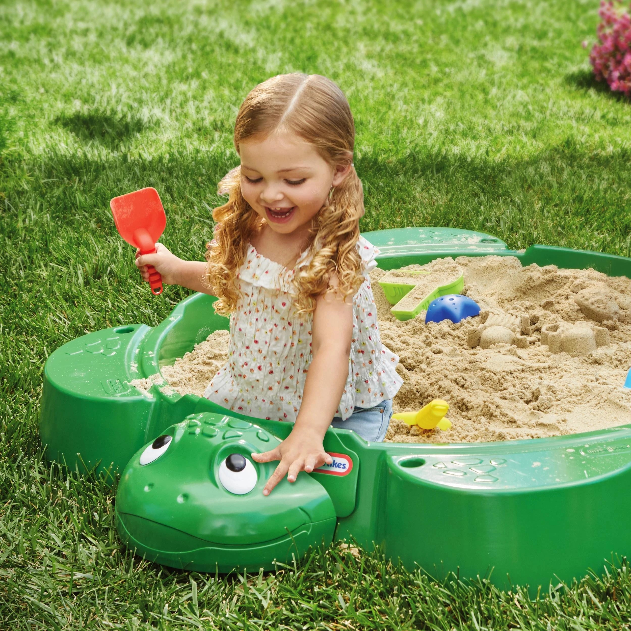 5 Little Tikes Turtle Sandbox - Green, 5 of 5