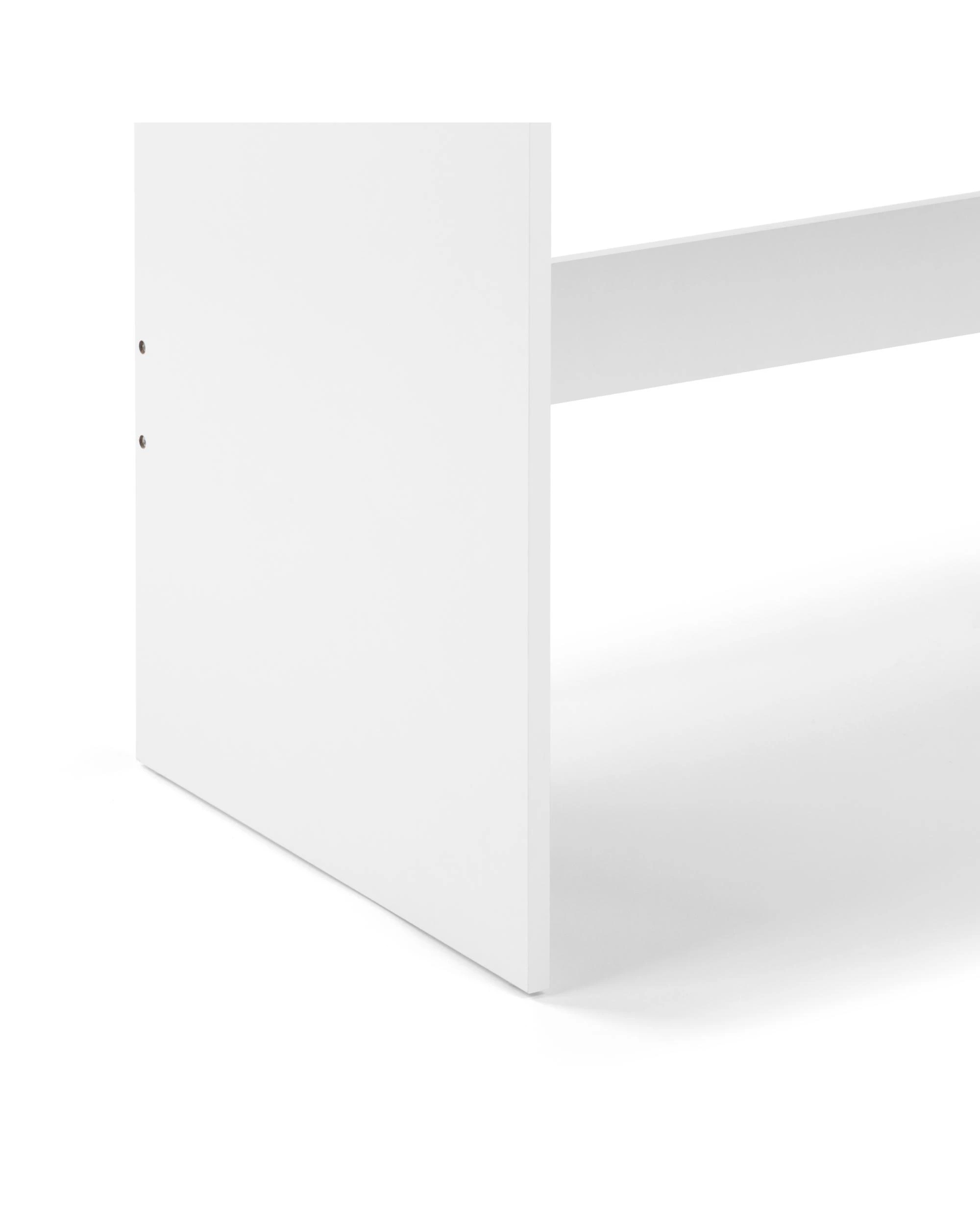 5 Kodu Belle Computer Desk Student Study Office Desk with Drawer - White, 5 of 8