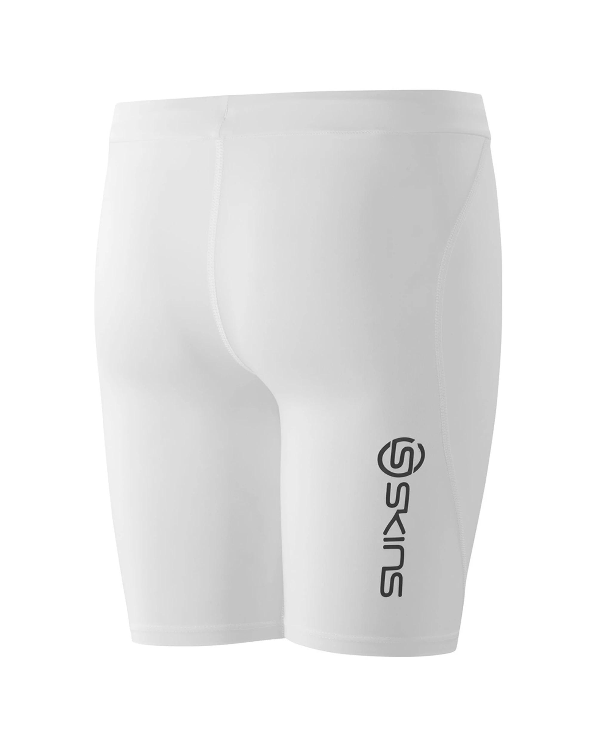 2 SKINS Compression Youth Series 1 Activewear Half Tight WHITE, 2 of 2