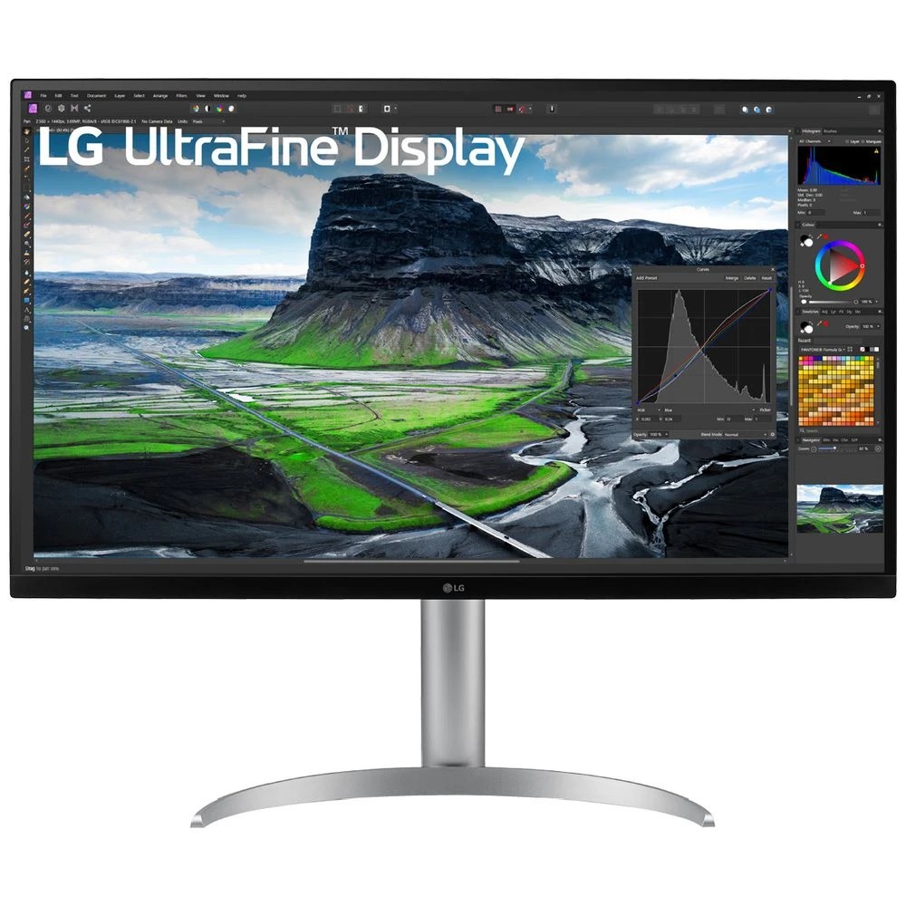 1 LG UltraFine 32" 4K 60Hz IPS USB-C 90W PD Monitor 32UQ850V, 1 of 10
