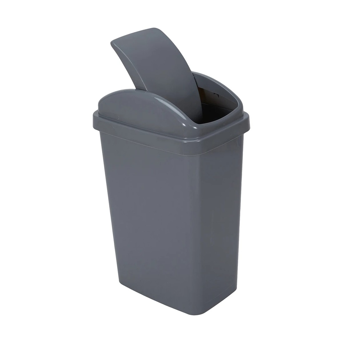 3 55L Slim Line Bin - Grey, 3 of 6