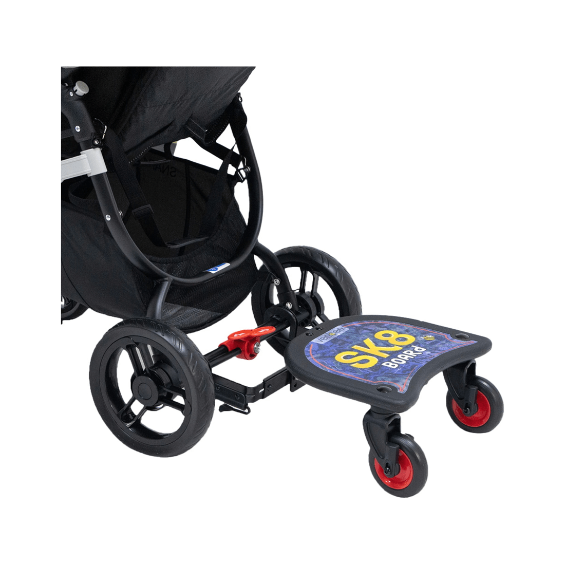 1 Vee Bee Sk8 Board Universal Stroller Ride-on Stand Toddler Accessory 15 Months Plus
 - Black, 1 of 7
