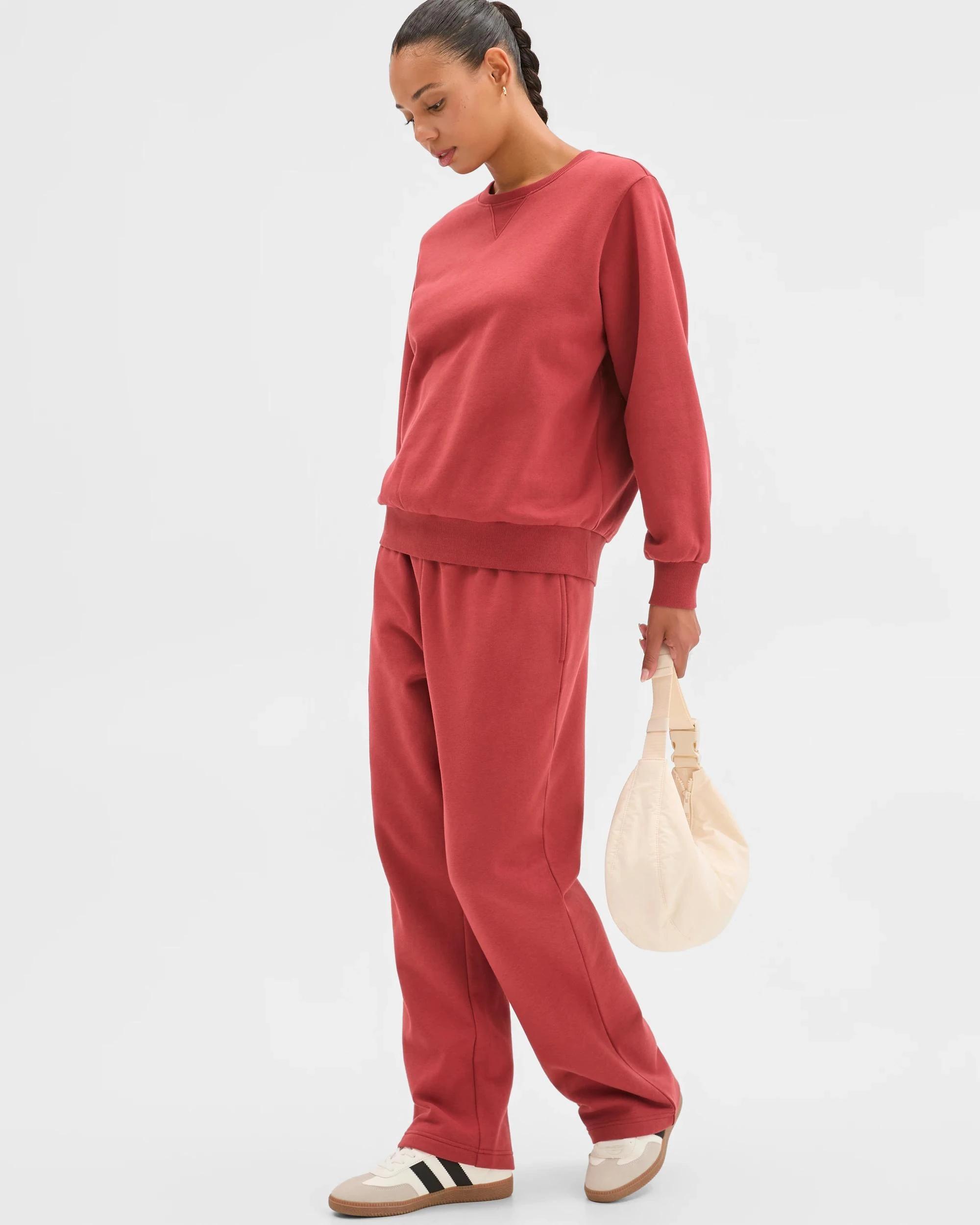 3 Target Active Australian Cotton Blend Fleece Sweat Top EARTH ROSE, 3 of 6