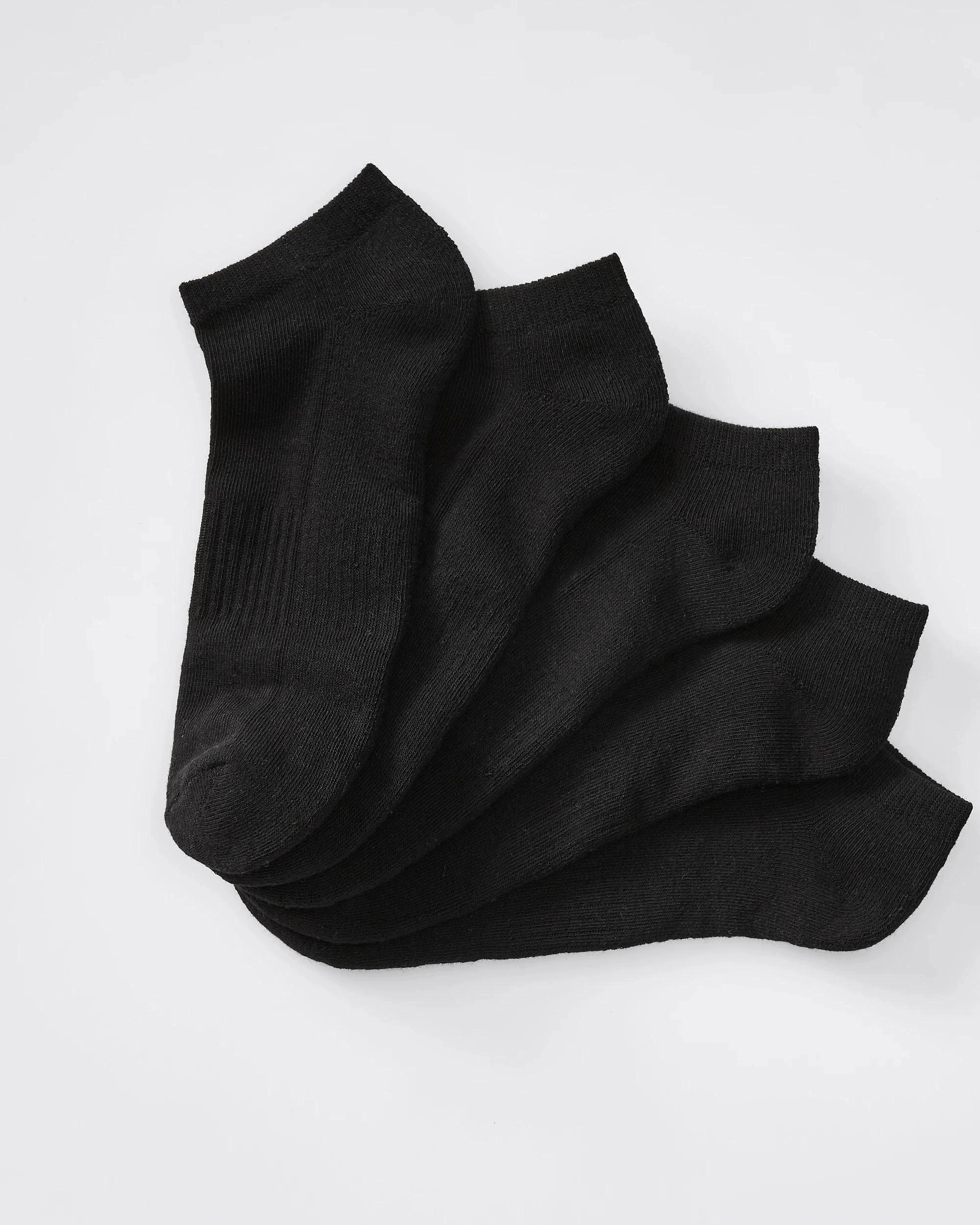 1 Maxx 5 Pack Low Cut Sport Socks BLACK, 1 of 1