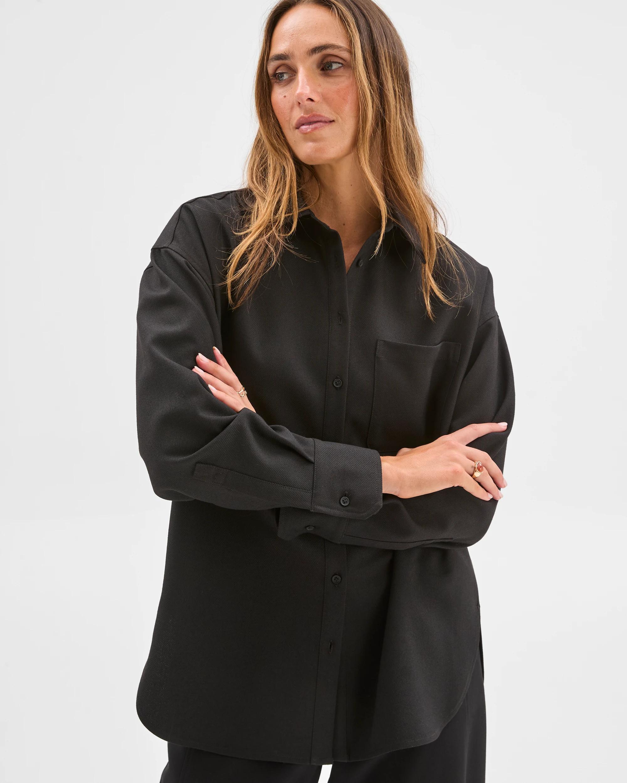 5 Preview Tailored Set Shirt BLACK, 5 of 6