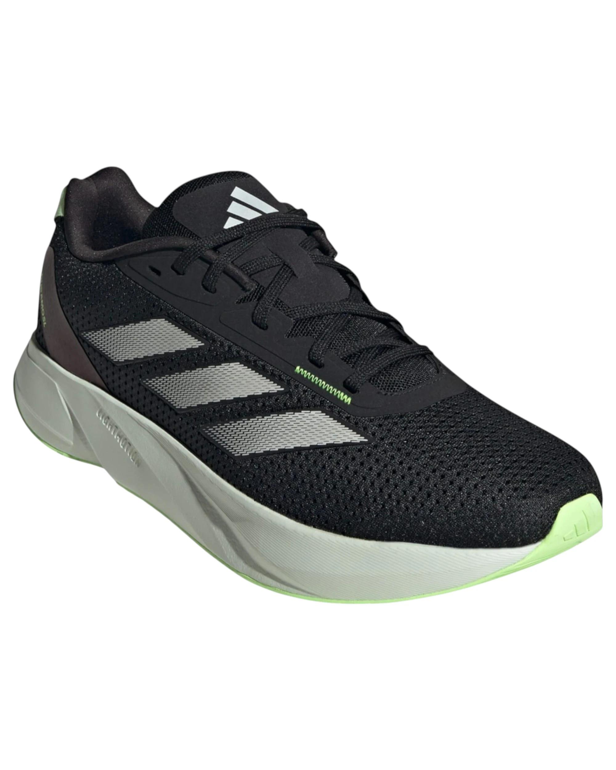 2 Adidas Mens Duramo SL Black Multi Athletic Running Shoes BLACK, 2 of 8