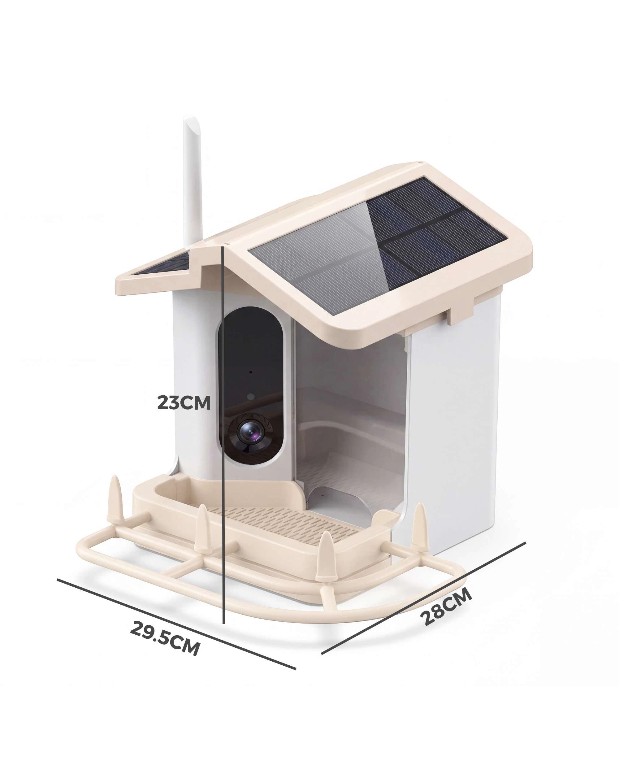 10 Advwin Smart Bird Feeder with Camera Solar Powered 4K HD Live Video, 10 of 10