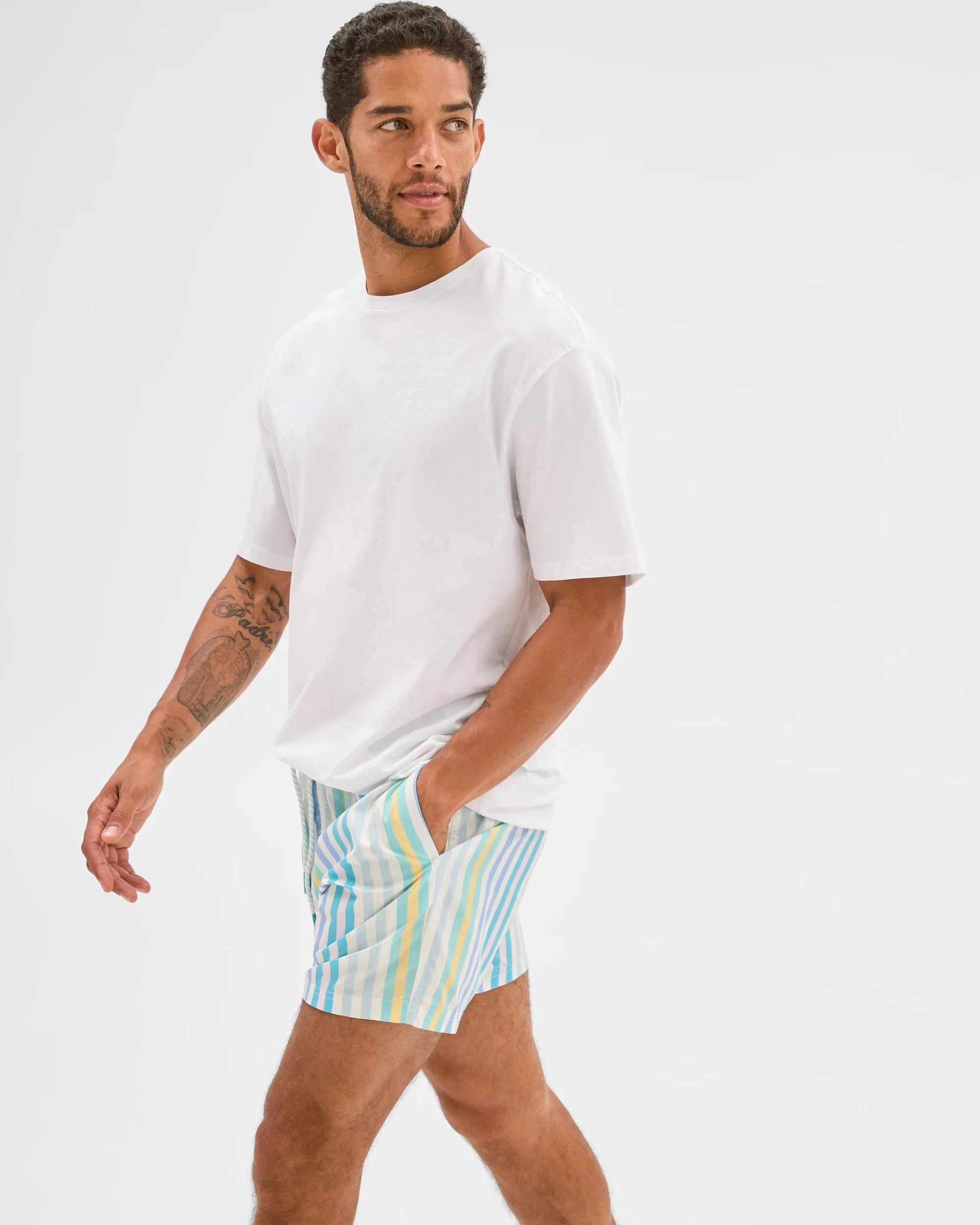 3 Target Stripe Volley Shorts MULTI, 3 of 5