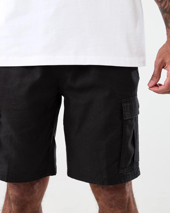 Cotton Linen Cargo Shorts