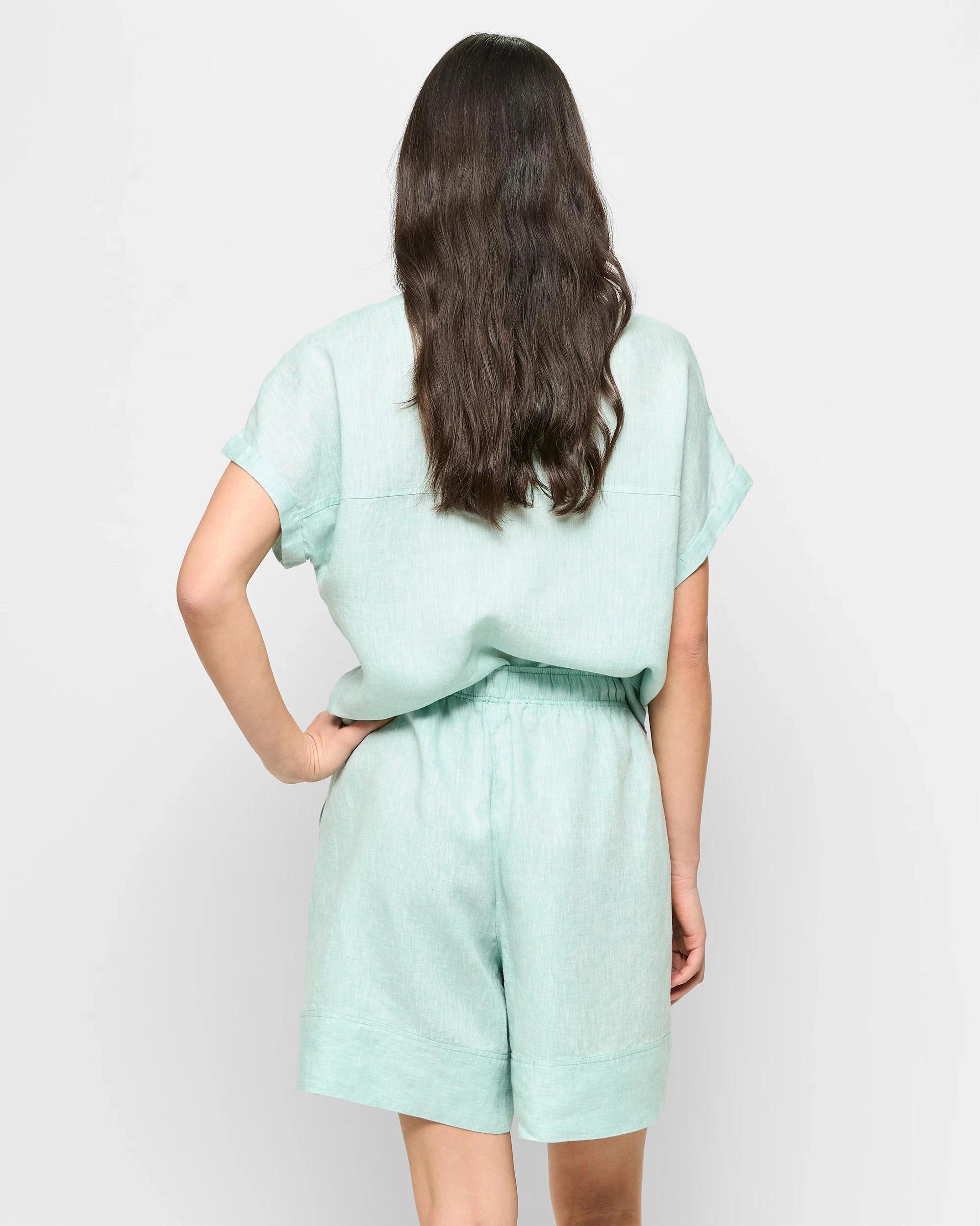 4 Target European Linen Long Shorts AQUIFER X-DYE, 4 of 5