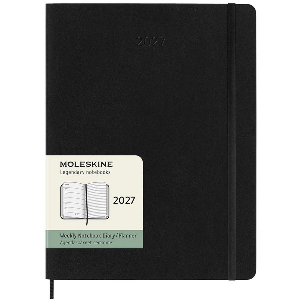 1 Moleskin B5 XLarge Week to View 2027 Diary Black, 1 of 7
