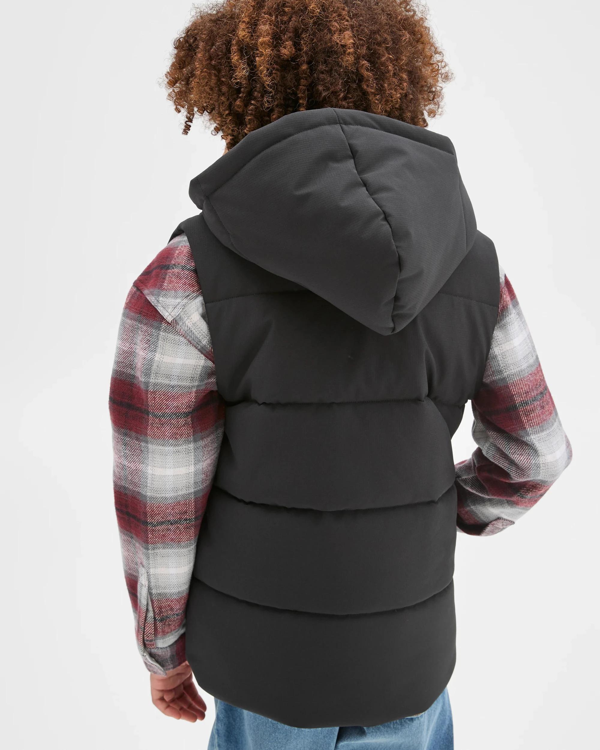 3 Target Kids Puffer Vest Jacket BLACK, 3 of 6