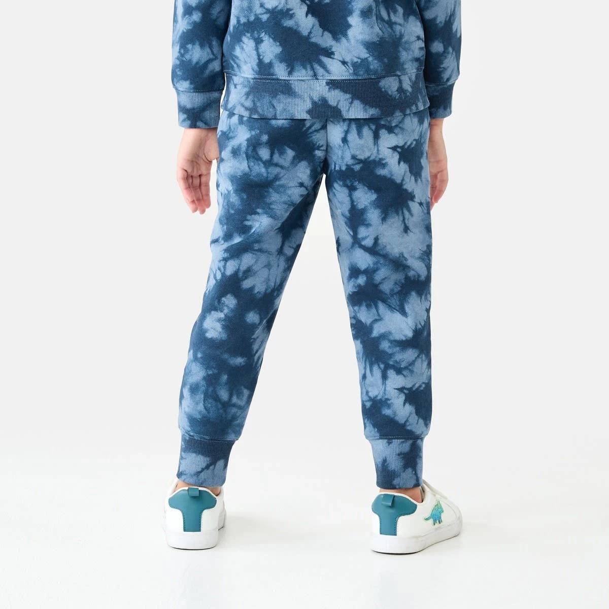 2 All Over Print Trackpants Blu Tiedye, 2 of 9