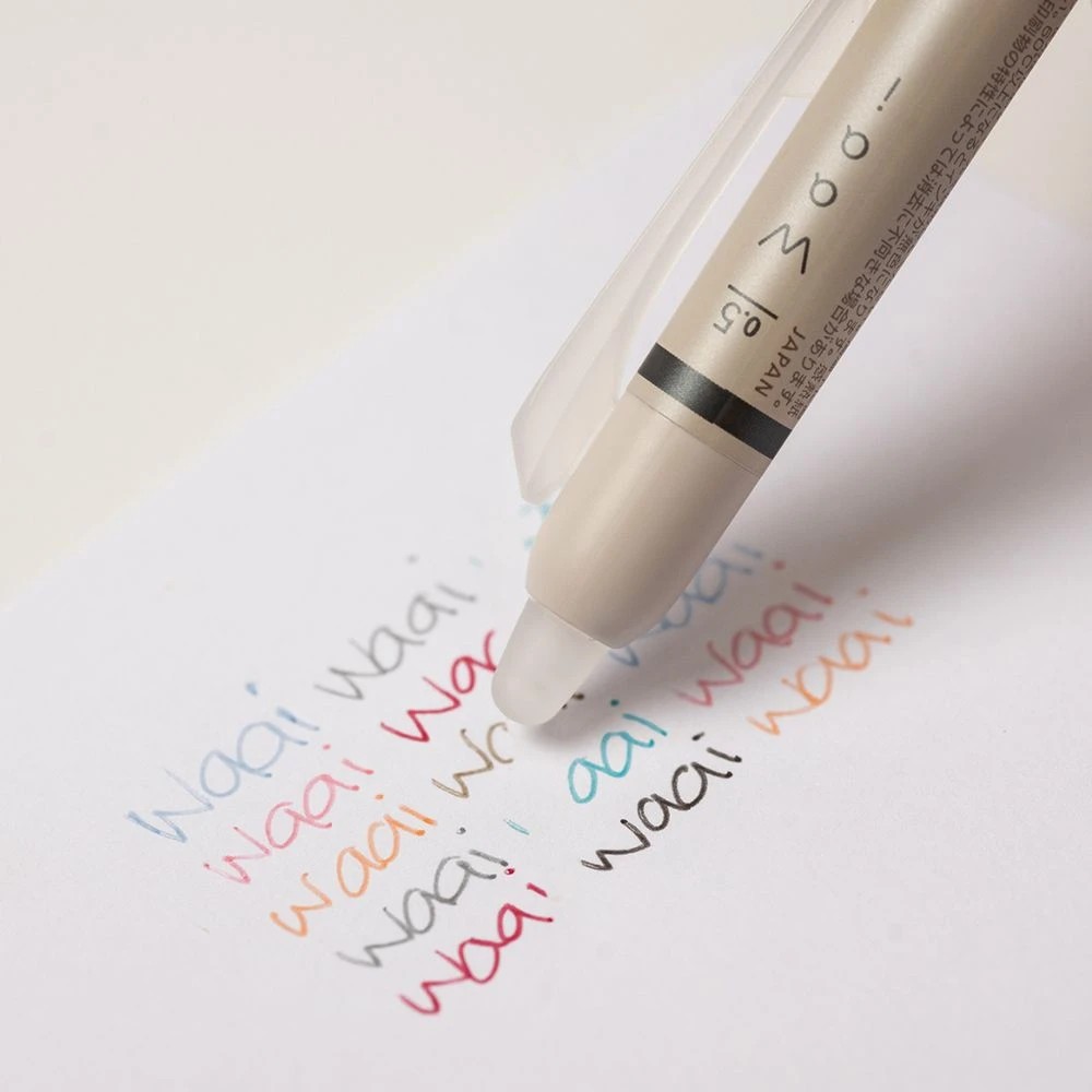 4 PILOT FriXion Waai Erasable Retractable Gel Pen 0.5mm Black, 4 of 6