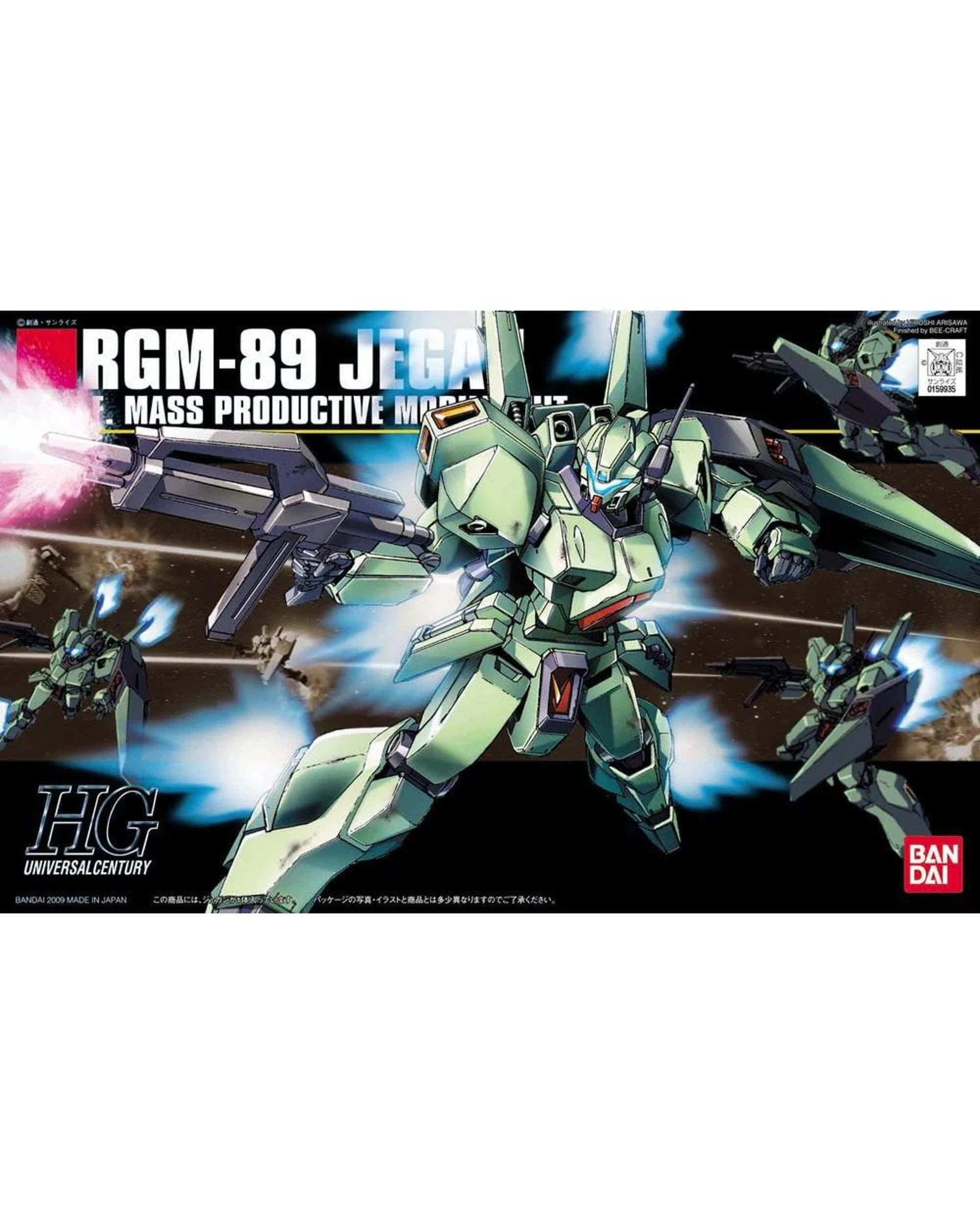 1 Bandai Gundam HGUC RGM-89 Jegan 1/144 Scale Model Kit, 1 of 4
