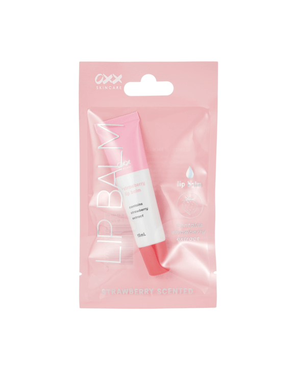 OXX Skincare Lip Balm 15ml - Strawberry Scented