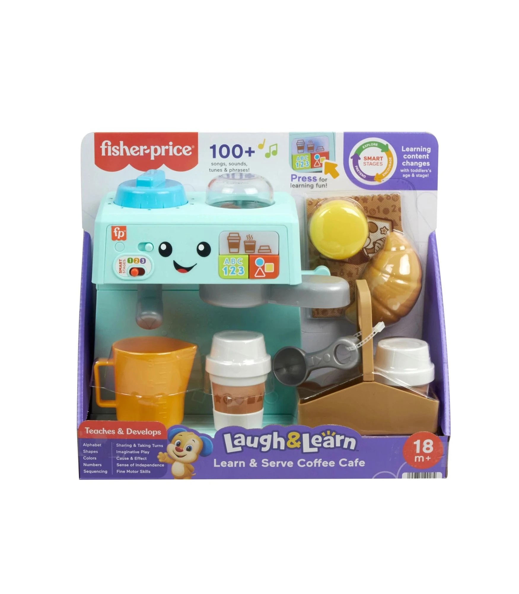 1 Fisher-Price Laugh & Learn Learn & Serve Coffee Cafe - Multi, 1 of 6