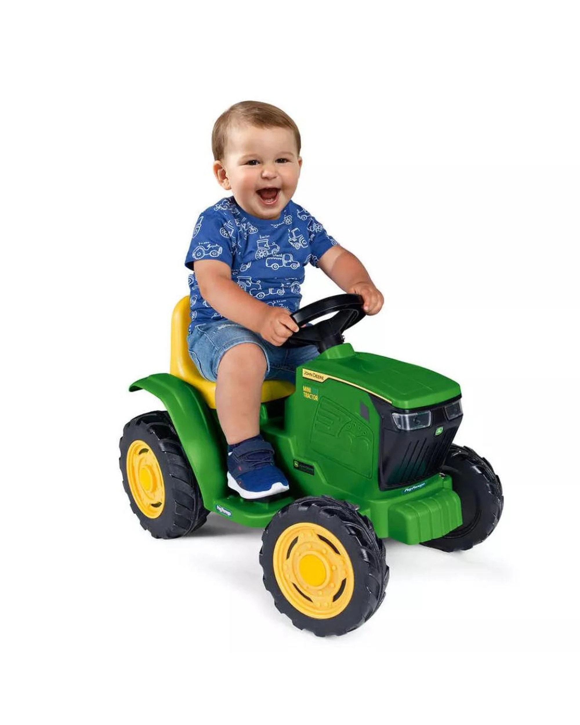 1 John Deere 6V Battery Operated Mini Tractor 18m, 1 of 6