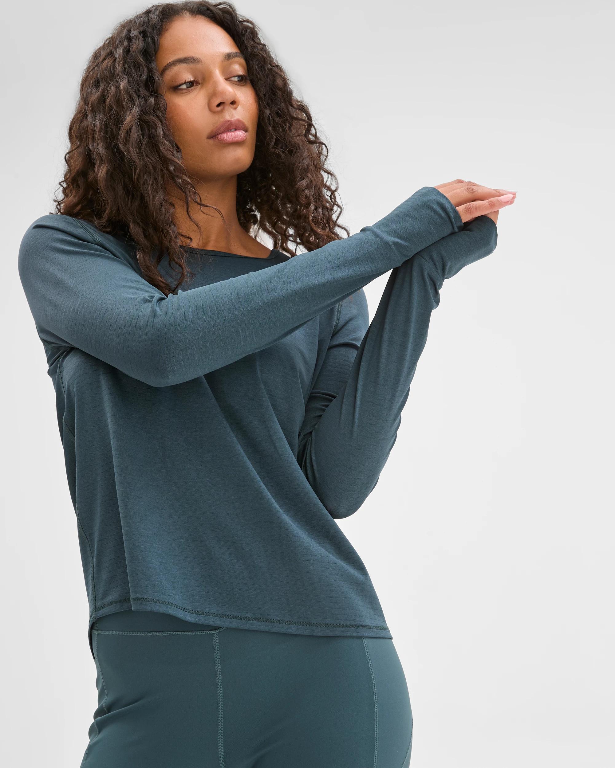 1 Target Active Active Long Sleeve Running T-Shirt PINE, 1 of 5