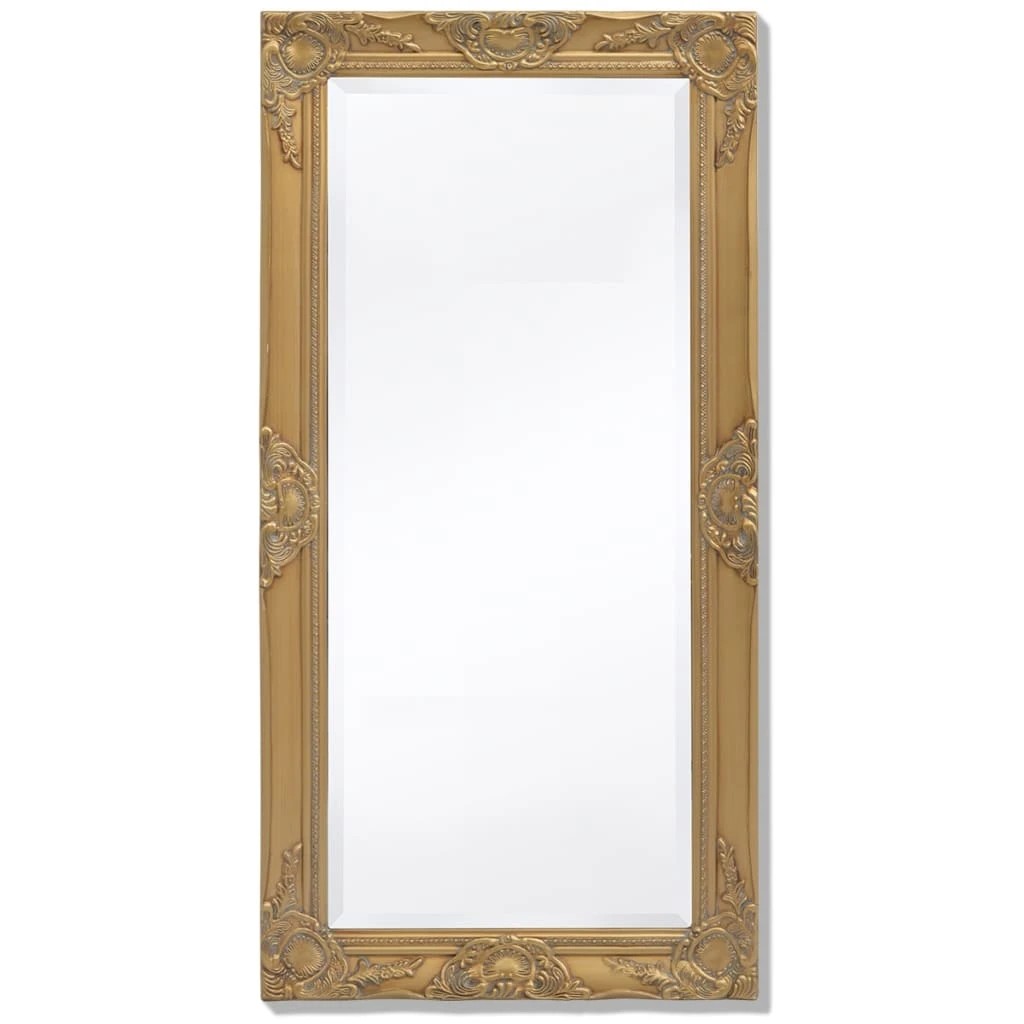 1 Vidaxl Mirror Hanging Mirror - Gold, 1 of 9
