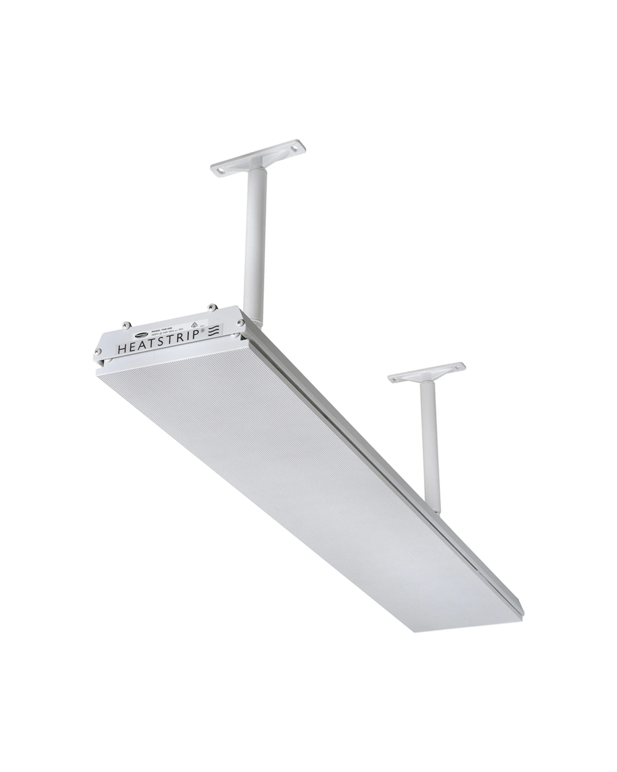 2 Heatstrip Elegance 3200W Electric Heater 30cm 2pc Extension Mount Poles Set - White, 2 of 7
