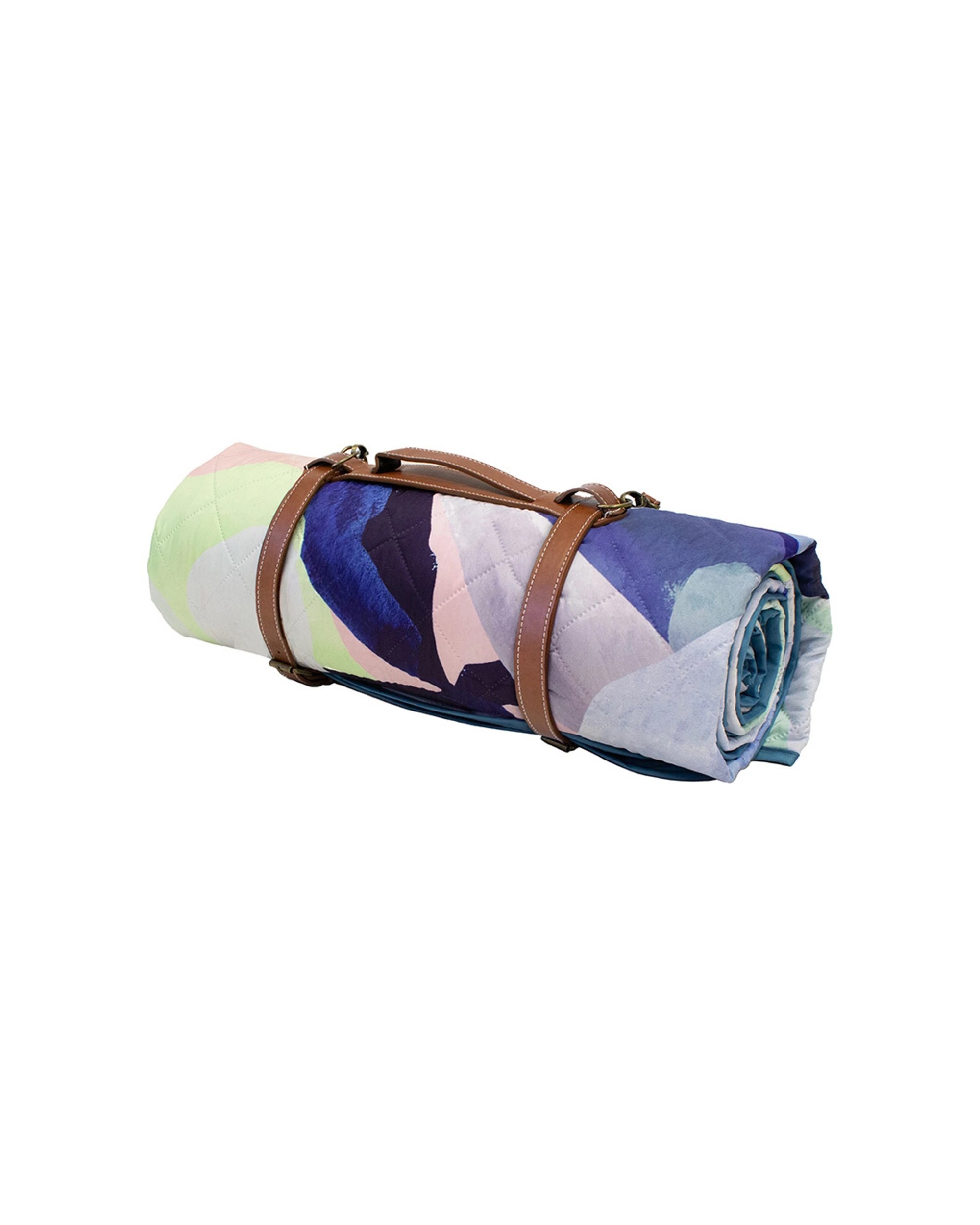 1 Bambury Ambrosia Polyester Picnic Rug Water Resistant Outdoor Mat 200x200cm - Pattern, 1 of 4