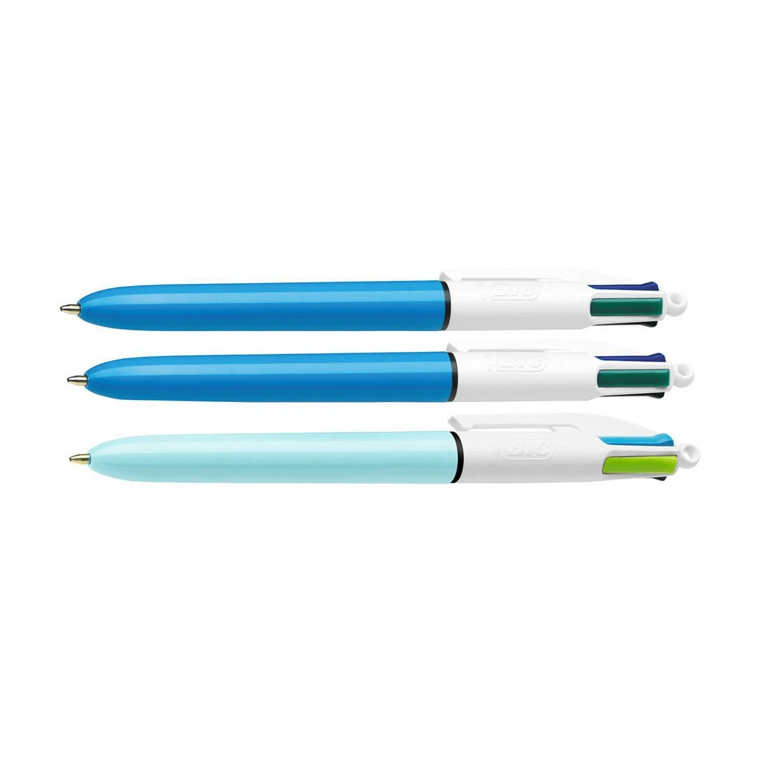 3 BIC 4 Colours Ballpoint Pens Original + Fun 3 Pack, 3 of 4