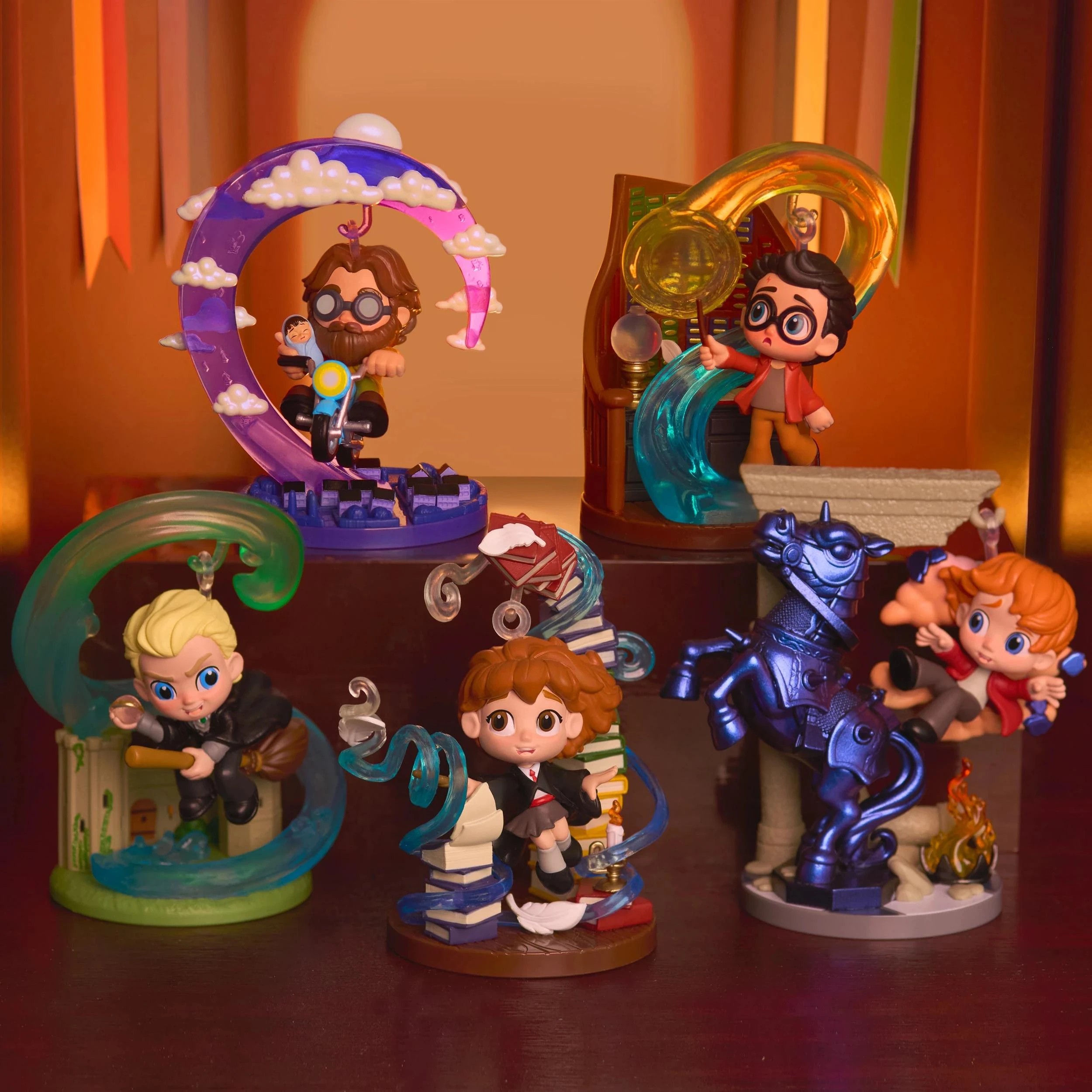 2 Happy Haul Harry Potter Cliff Hangers Hover Figures - Assorted - Multi, 2 of 10