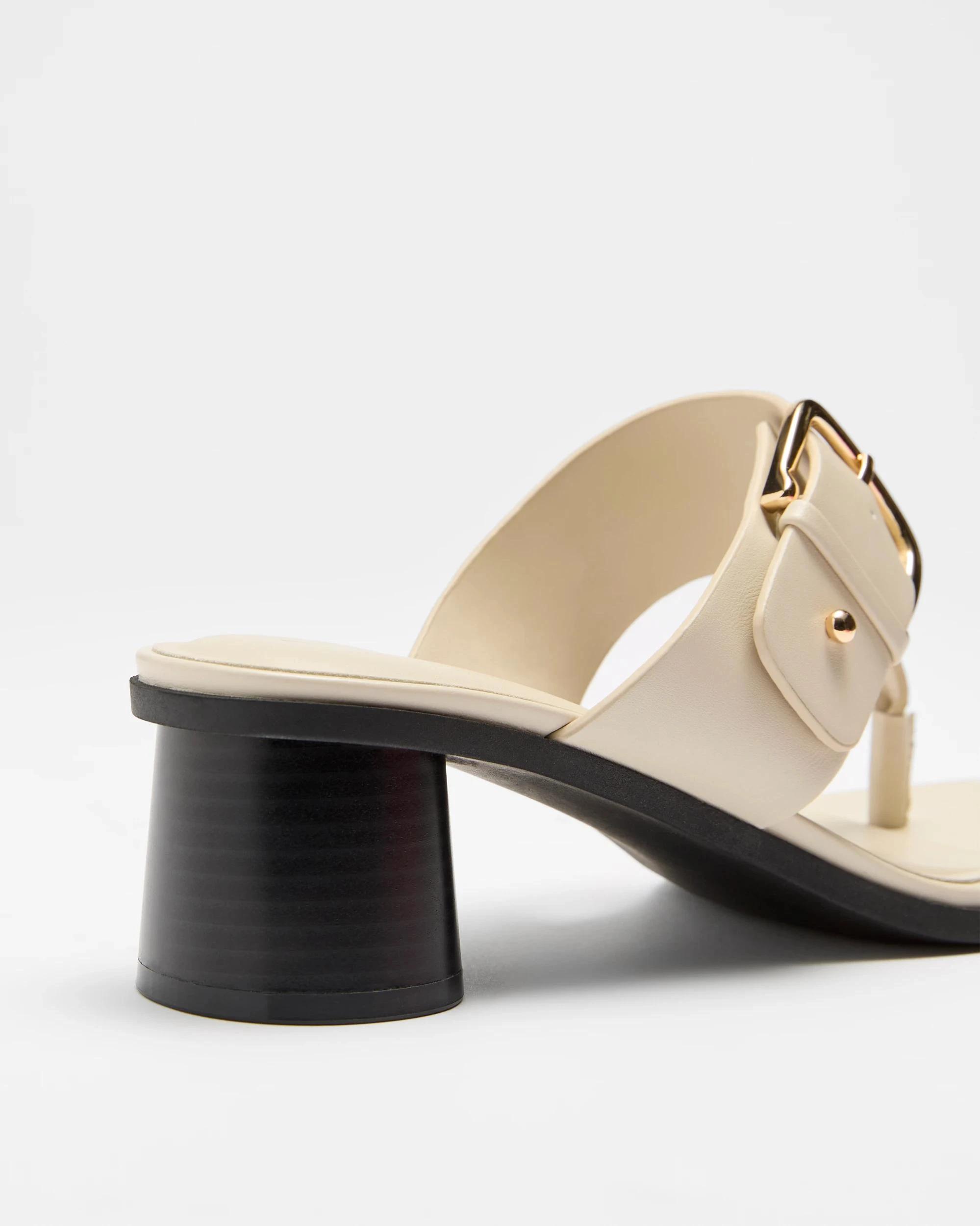 2 Target Woman Womens Round Thong Heel - Ellie IVORY, 2 of 3