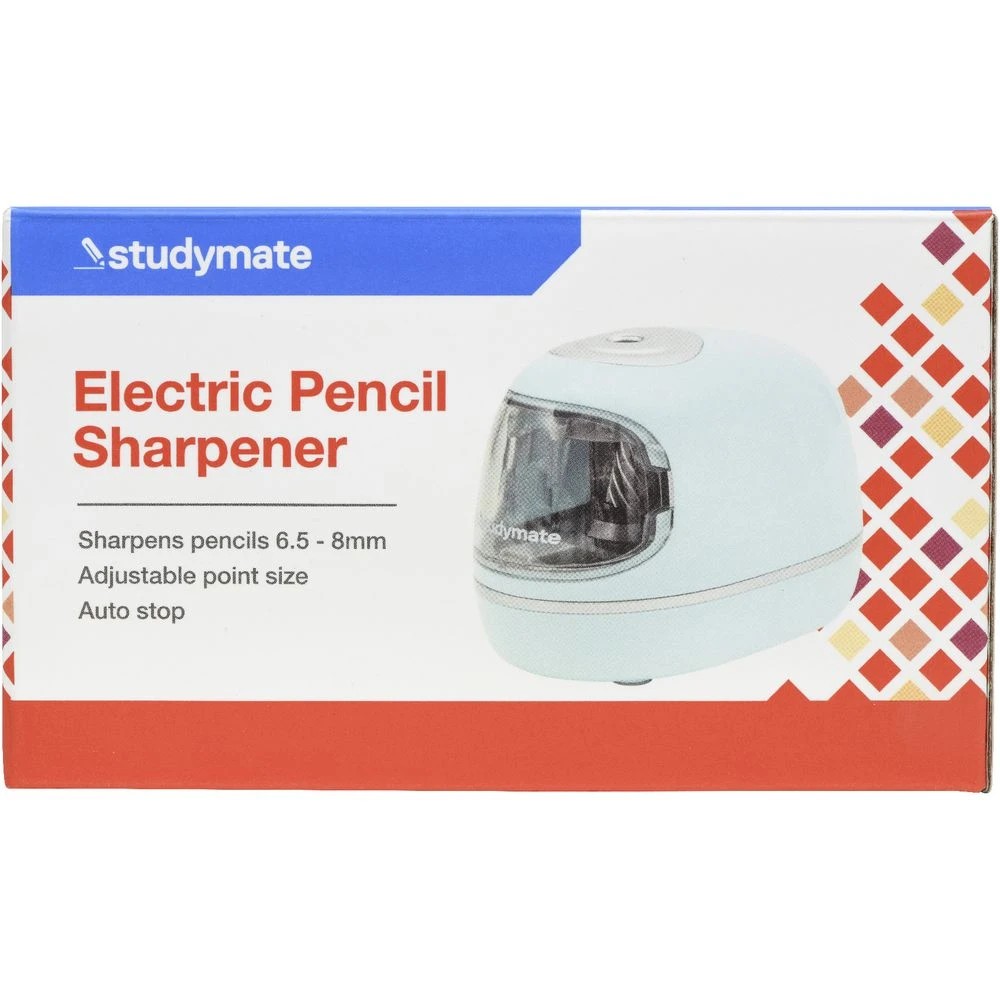 4 Studymate Electric Pencil Sharpener Blue, 4 of 4