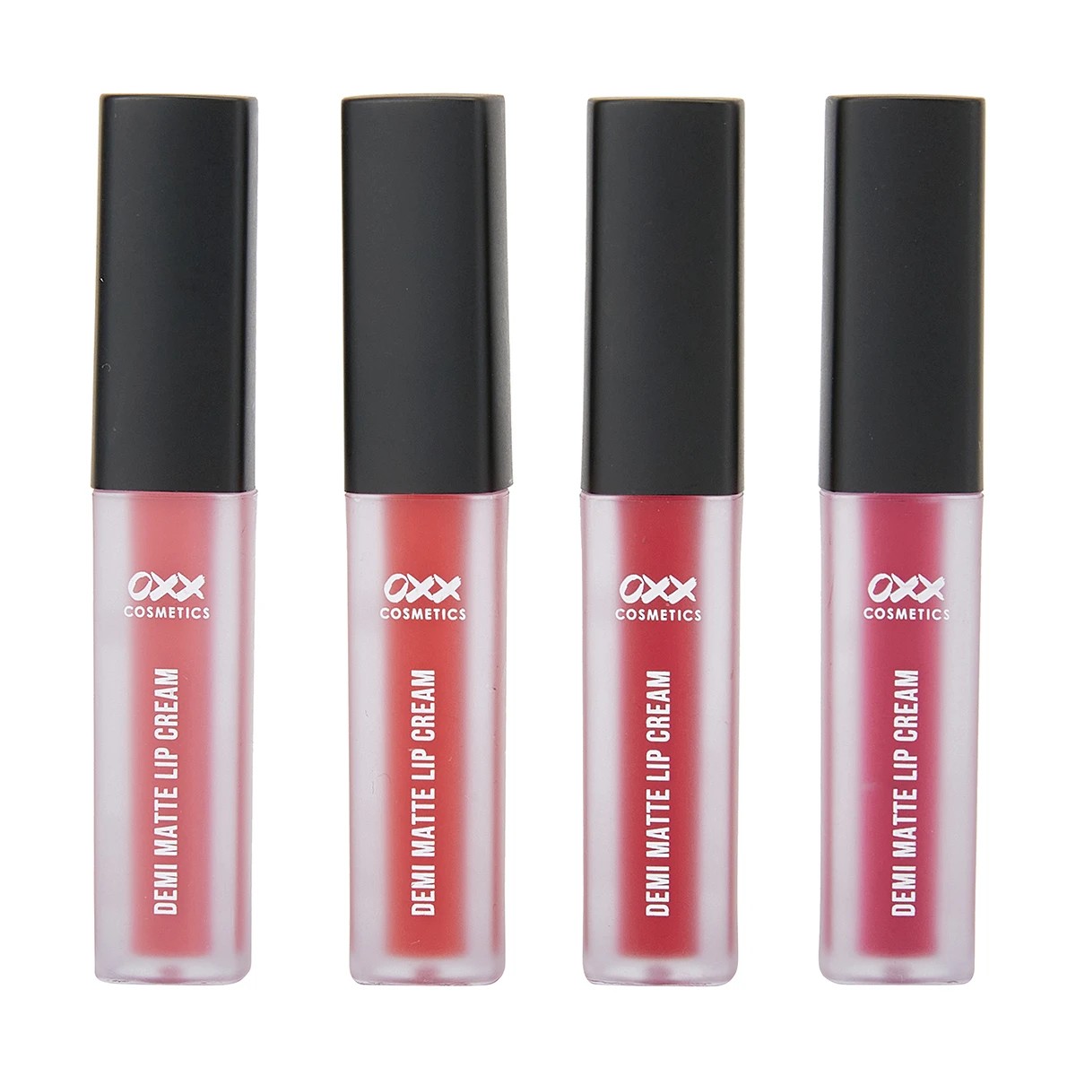 4 OXX Cosmetics 4 Piece Demi Matte Liquid Lipstick - Tango, 4 of 5