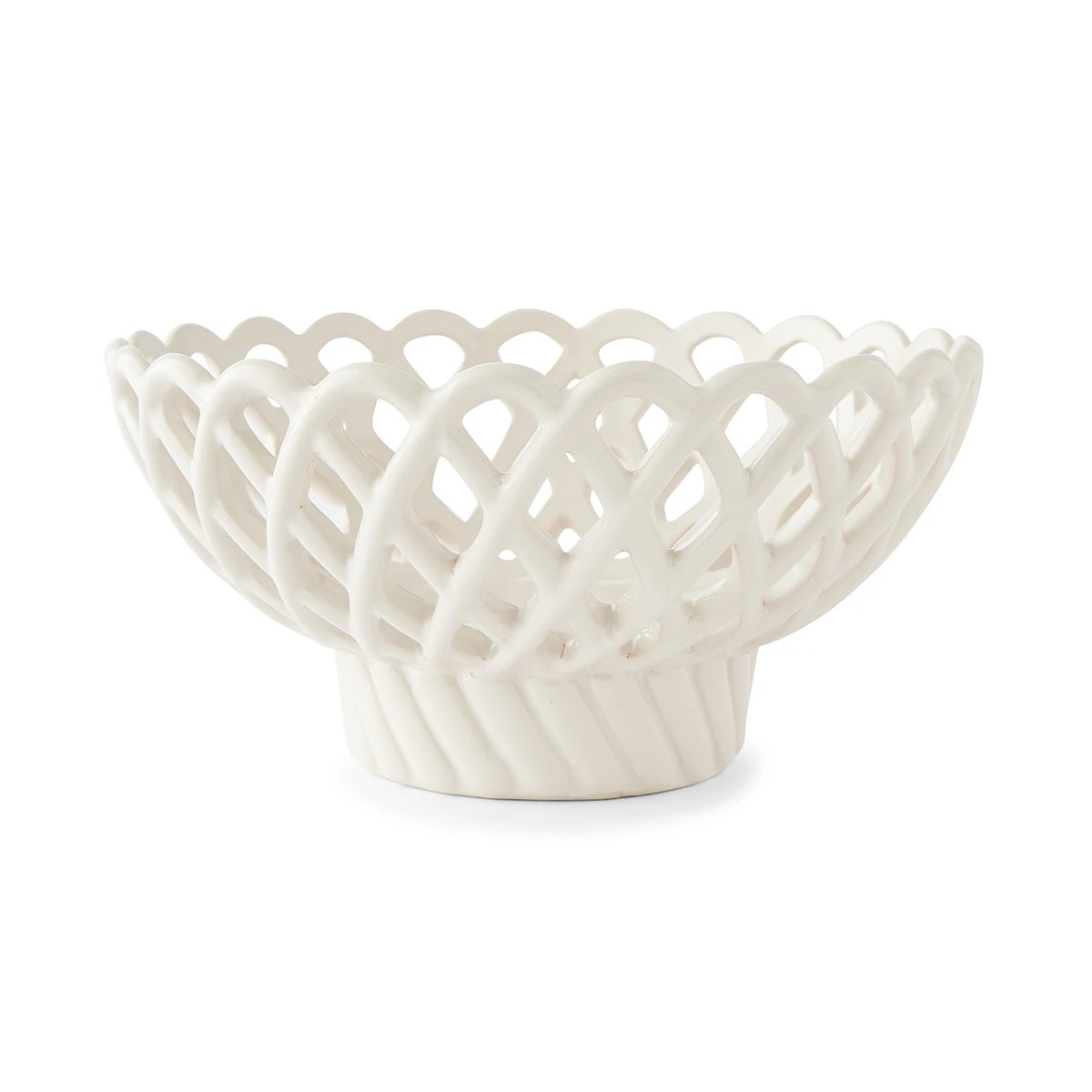1 Ceramic Woven Bowl, 1 of 8