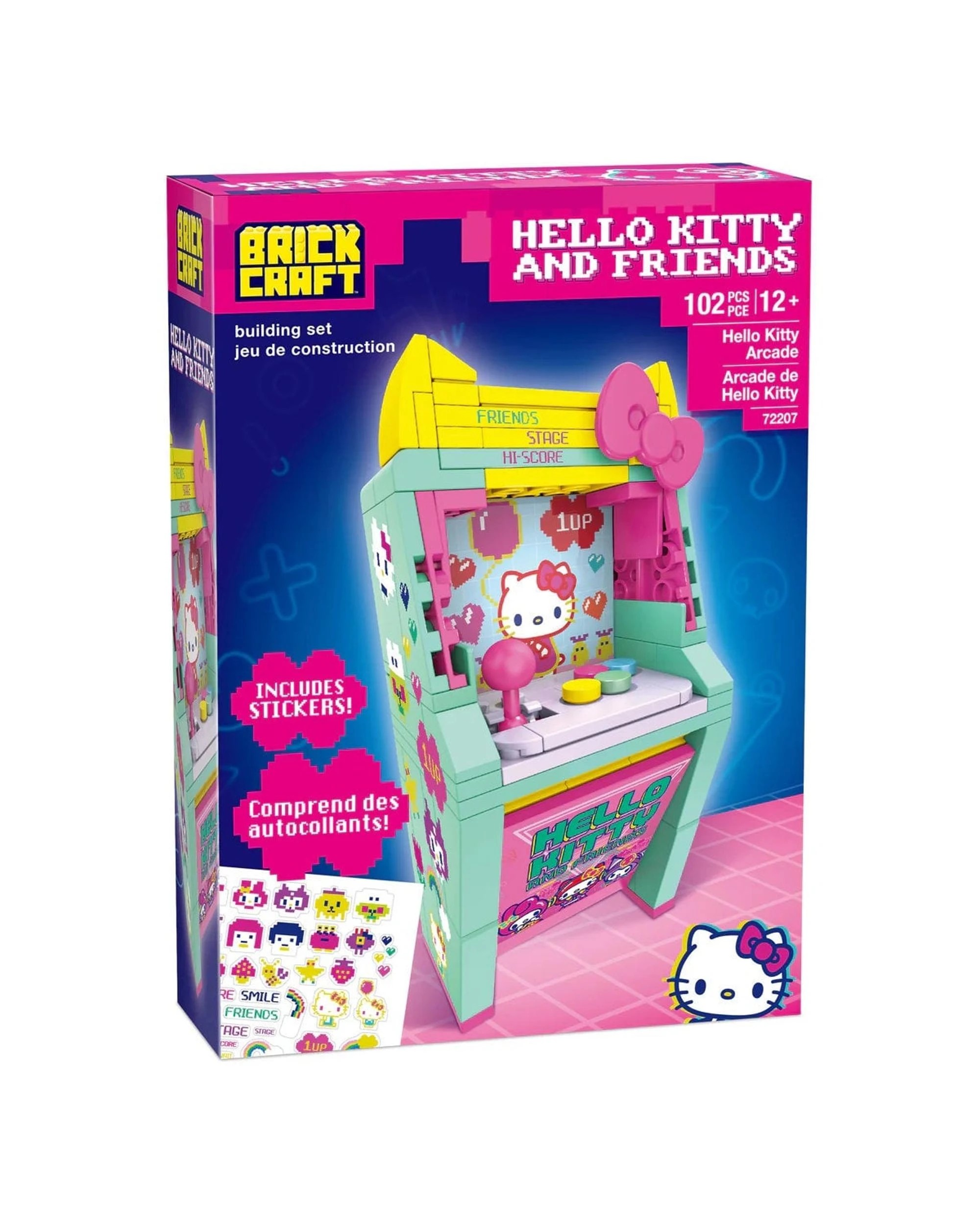 2 Brickcraft Hello Kitty and Friends Hello Kitty Arcade Building Set 102 Pieces, 2 of 7