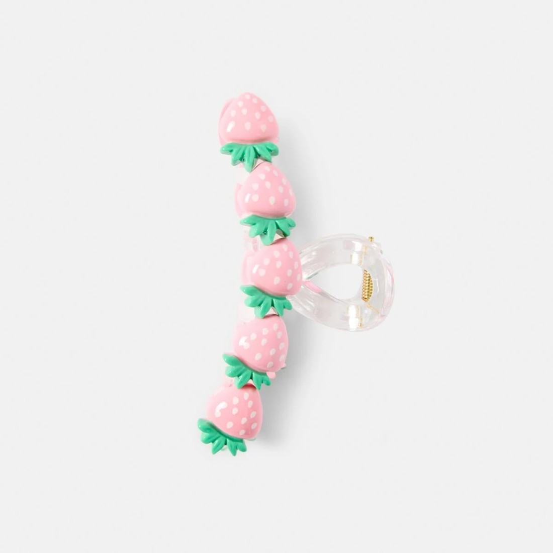 2 Pink Strawberry Claw Hair Clip, 2 of 4