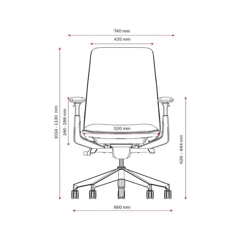 6 Haworth Aloha Active Ergonomic Chair Grey Ergonomic Chairs and Desk Chairs, 6 of 9