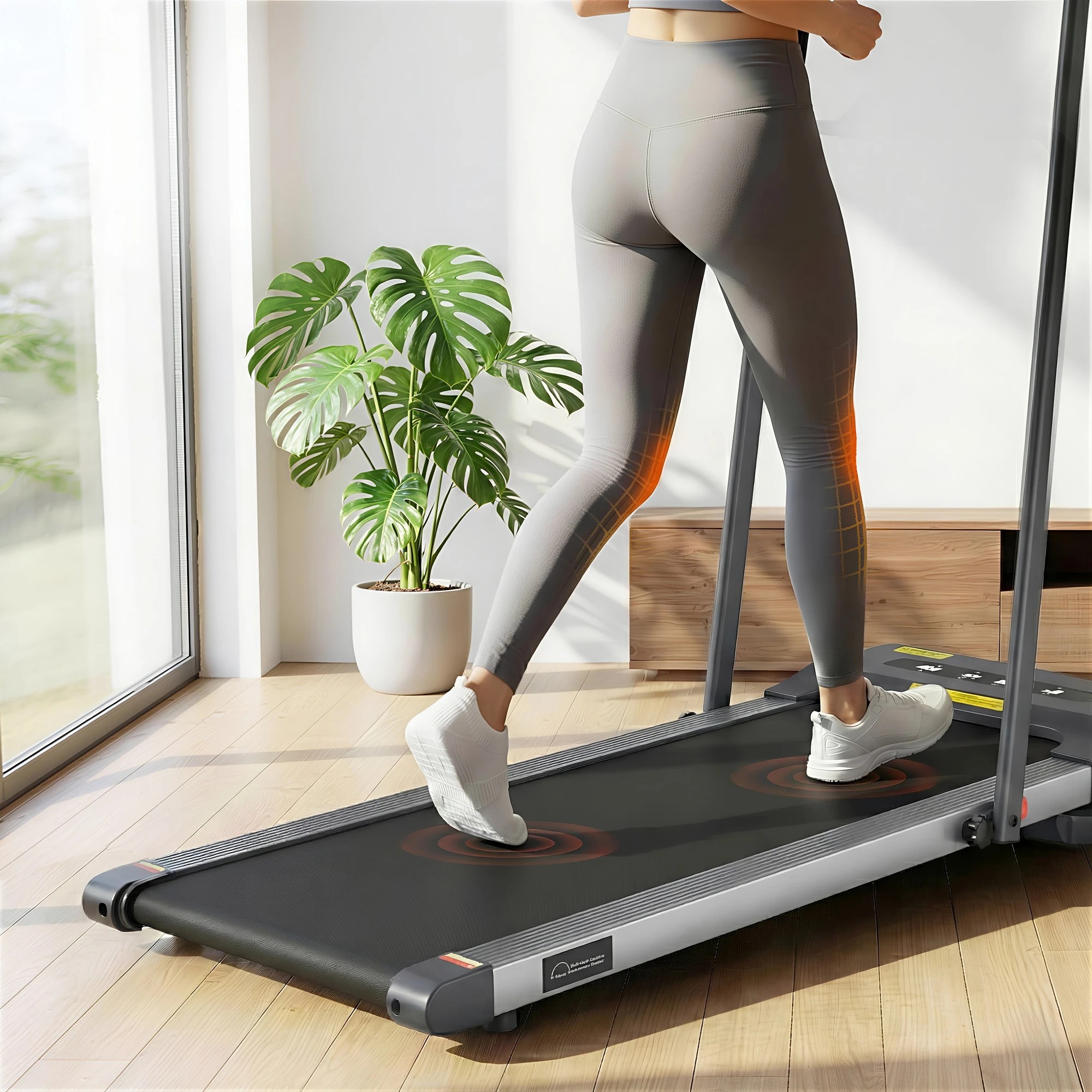 8 Everfit 2 in 1 Treadmill Electric Walking Pad Under Desk Home Gym Fitness 380mm, 8 of 10