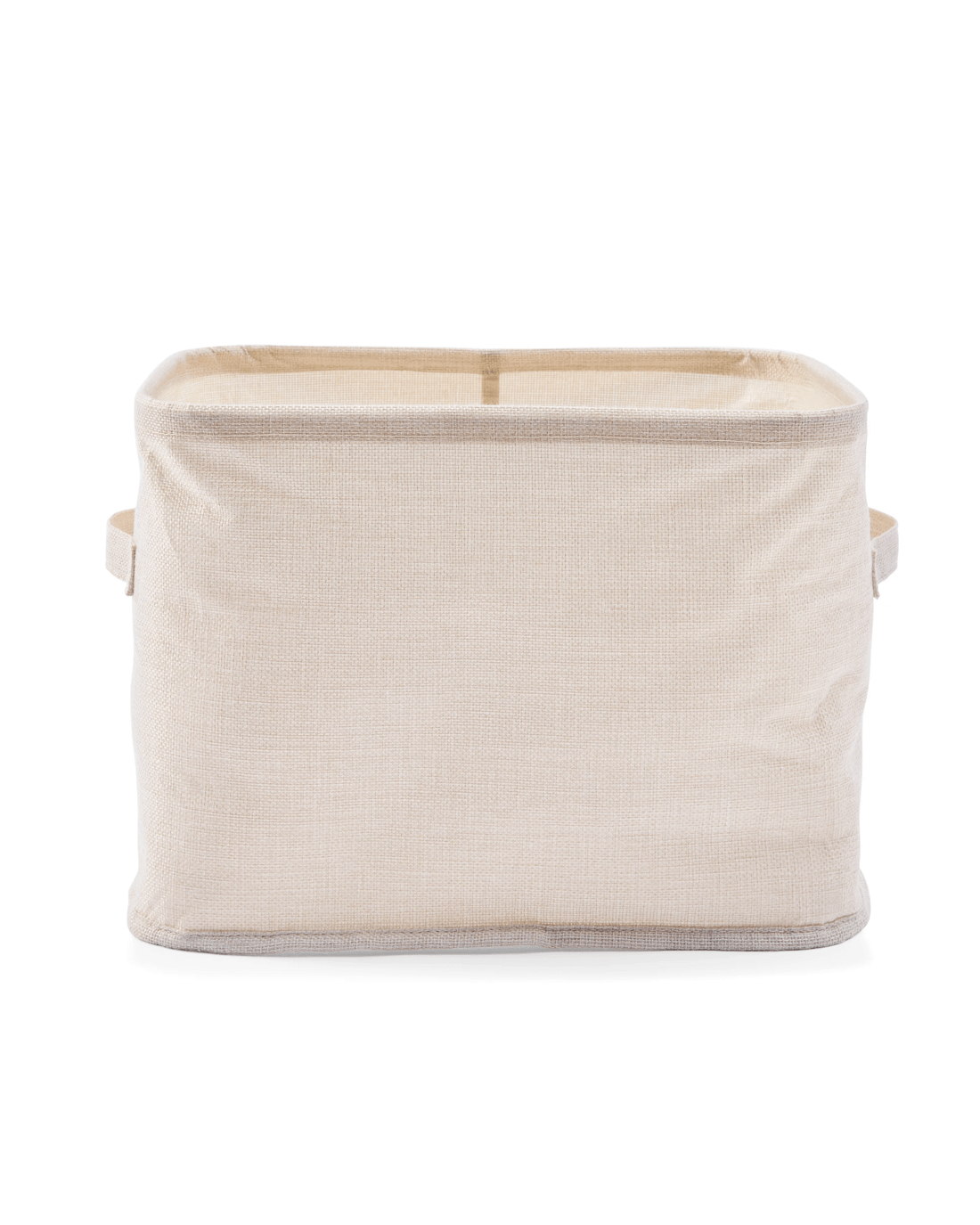 6 Linen Look Short Organiser - Narrow, Beige, 6 of 9