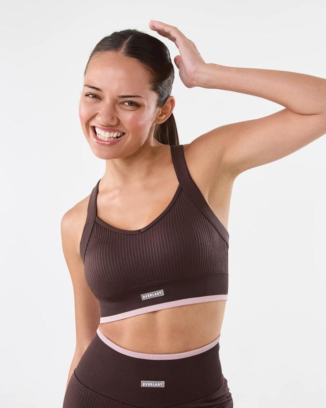 Everlast Womens Cross Back Seam Free Crop