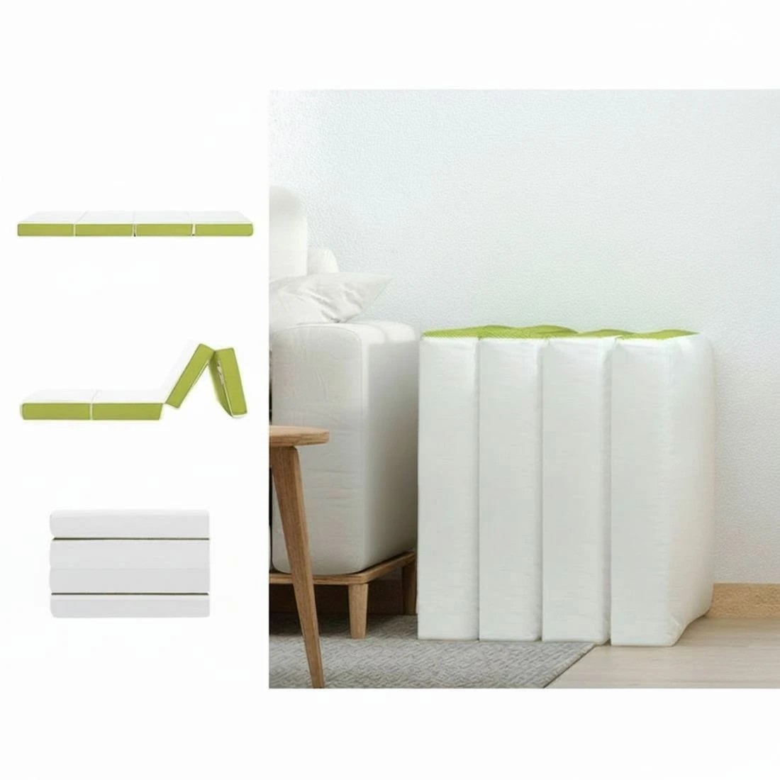 1 Giselle Bedding Foldable Mattress Folding Foam Single - Green, 1 of 5