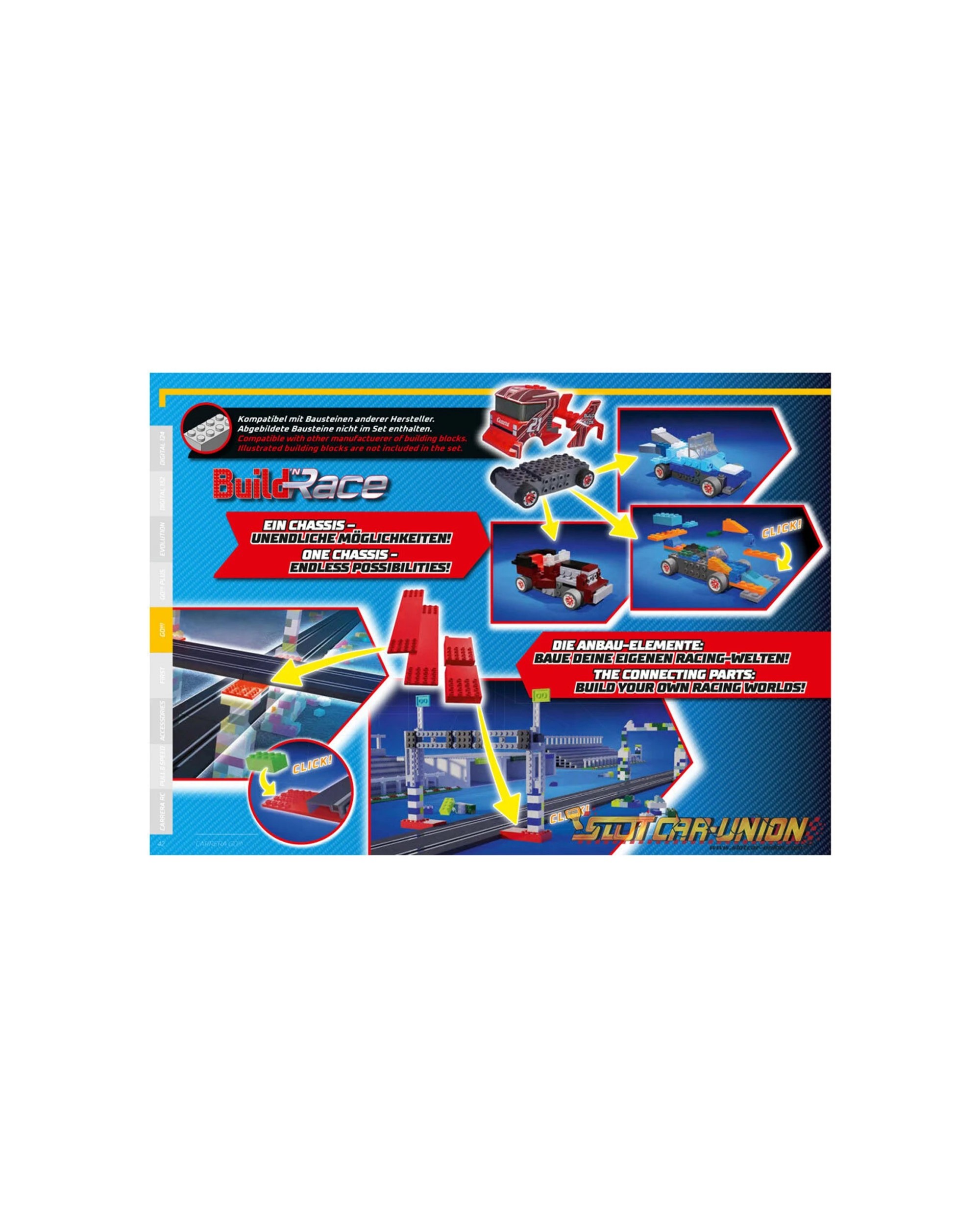 4 Carrera GO!!! Build 'n Race 4.9m Slot Car Set, 4 of 4