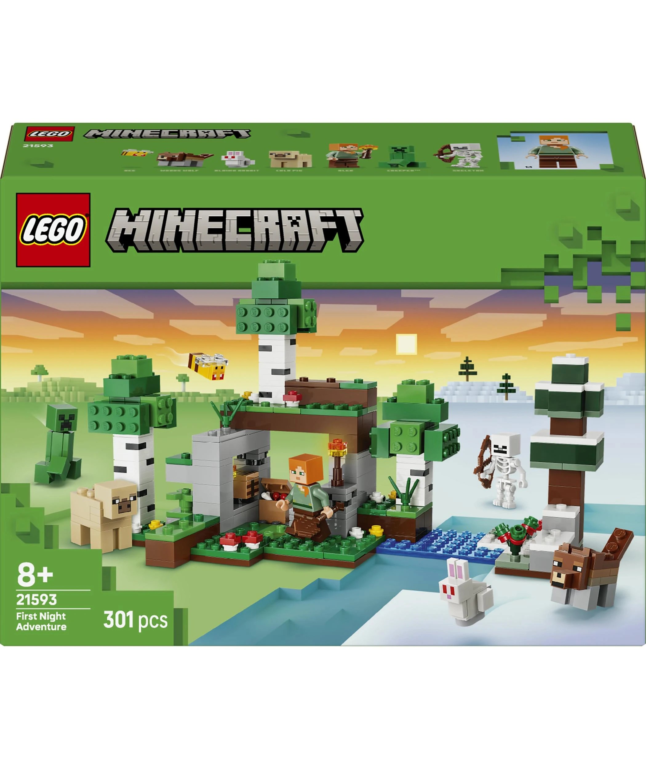 1 LEGO Minecraft First Night Adventure 21593, 1 of 10