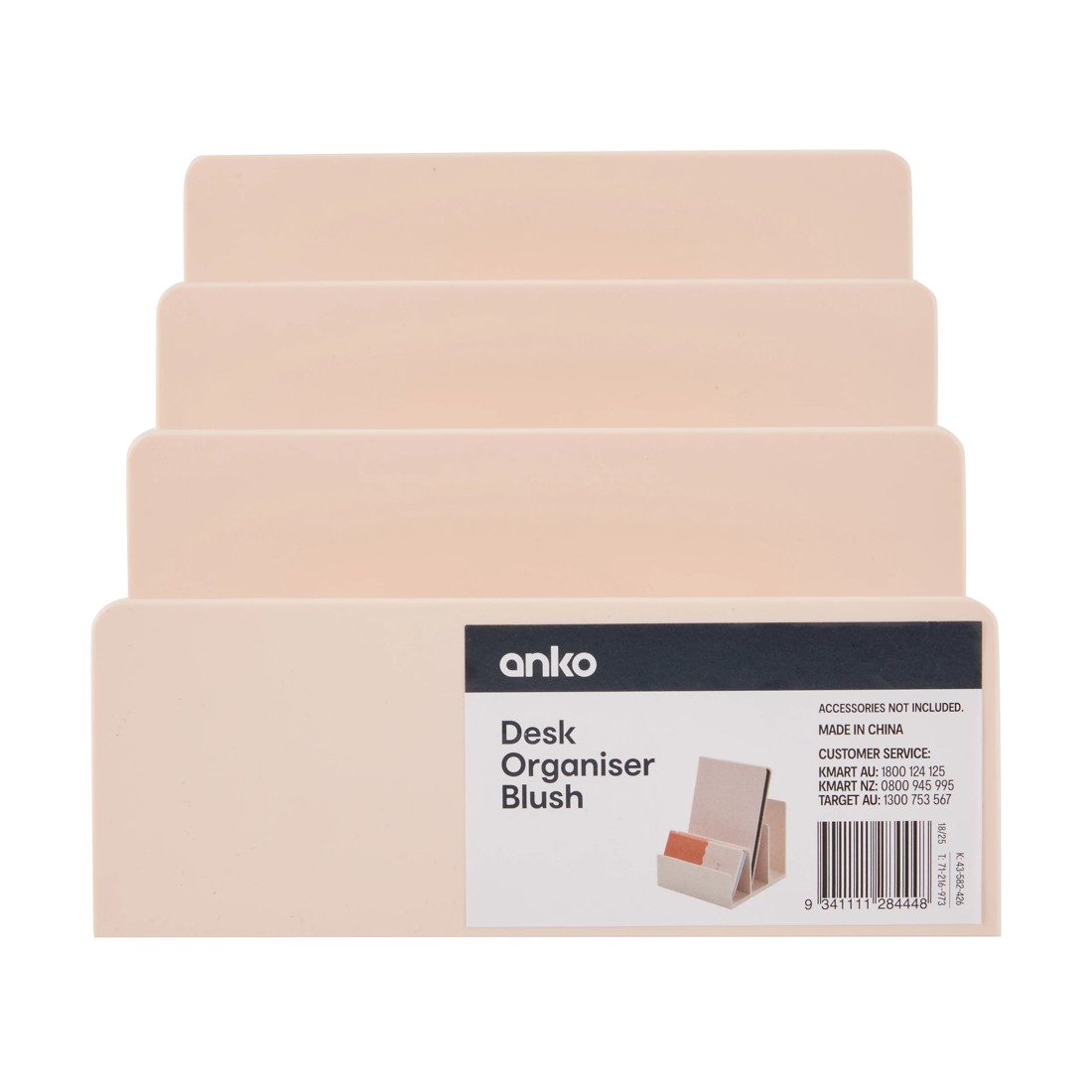 7 Desk Organiser - Blush, 7 of 7